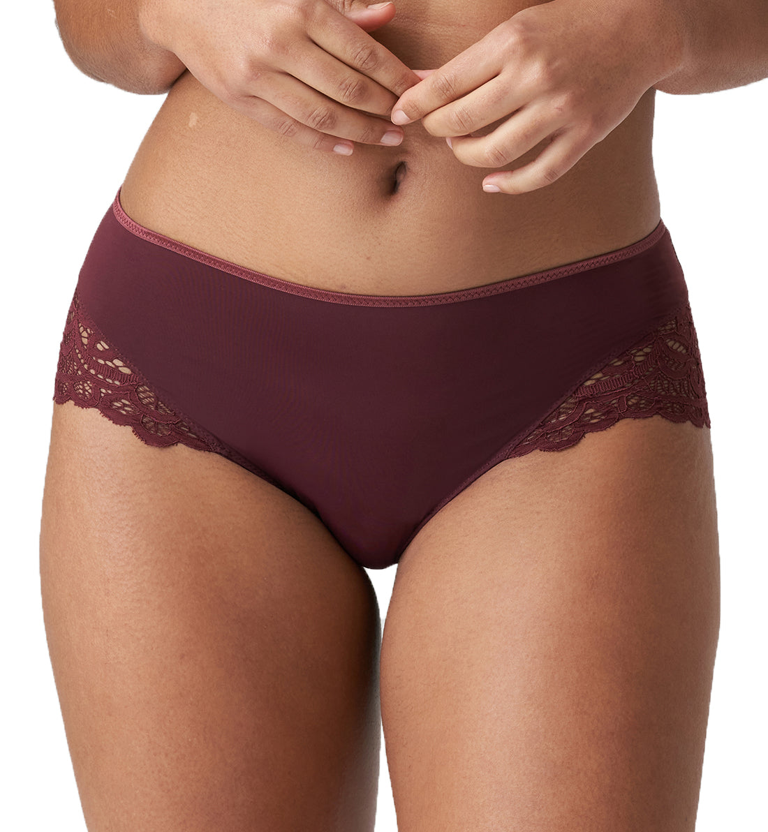 PrimaDonna Twist First Night Hotpants Panty (0541882),XL,Merlot - Merlot,XL