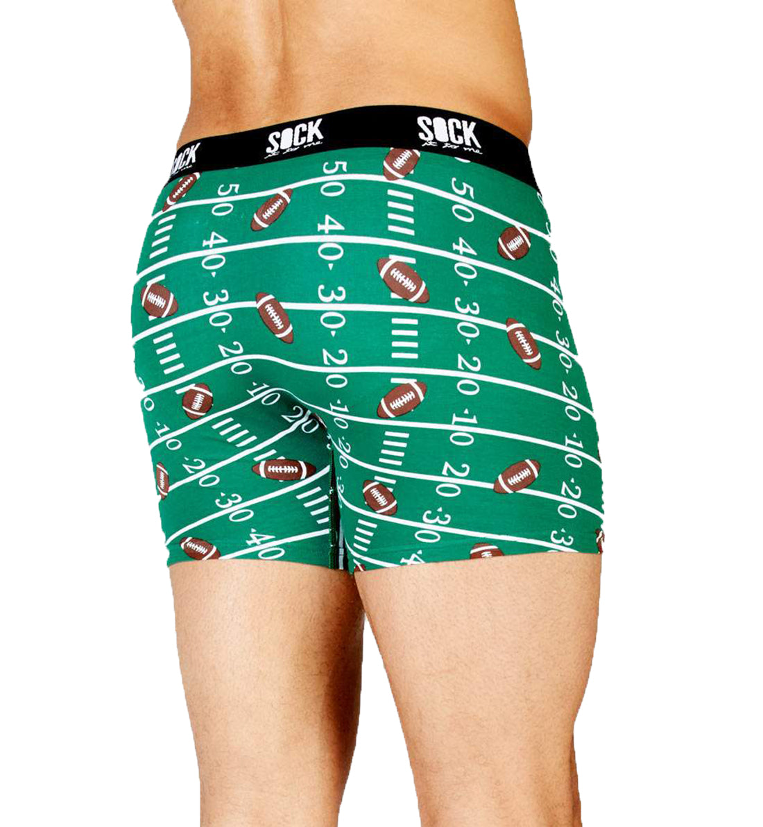 SOCK it to me Men's Boxer Brief (umb036),Small,Touchdown - Touchdown,Small
