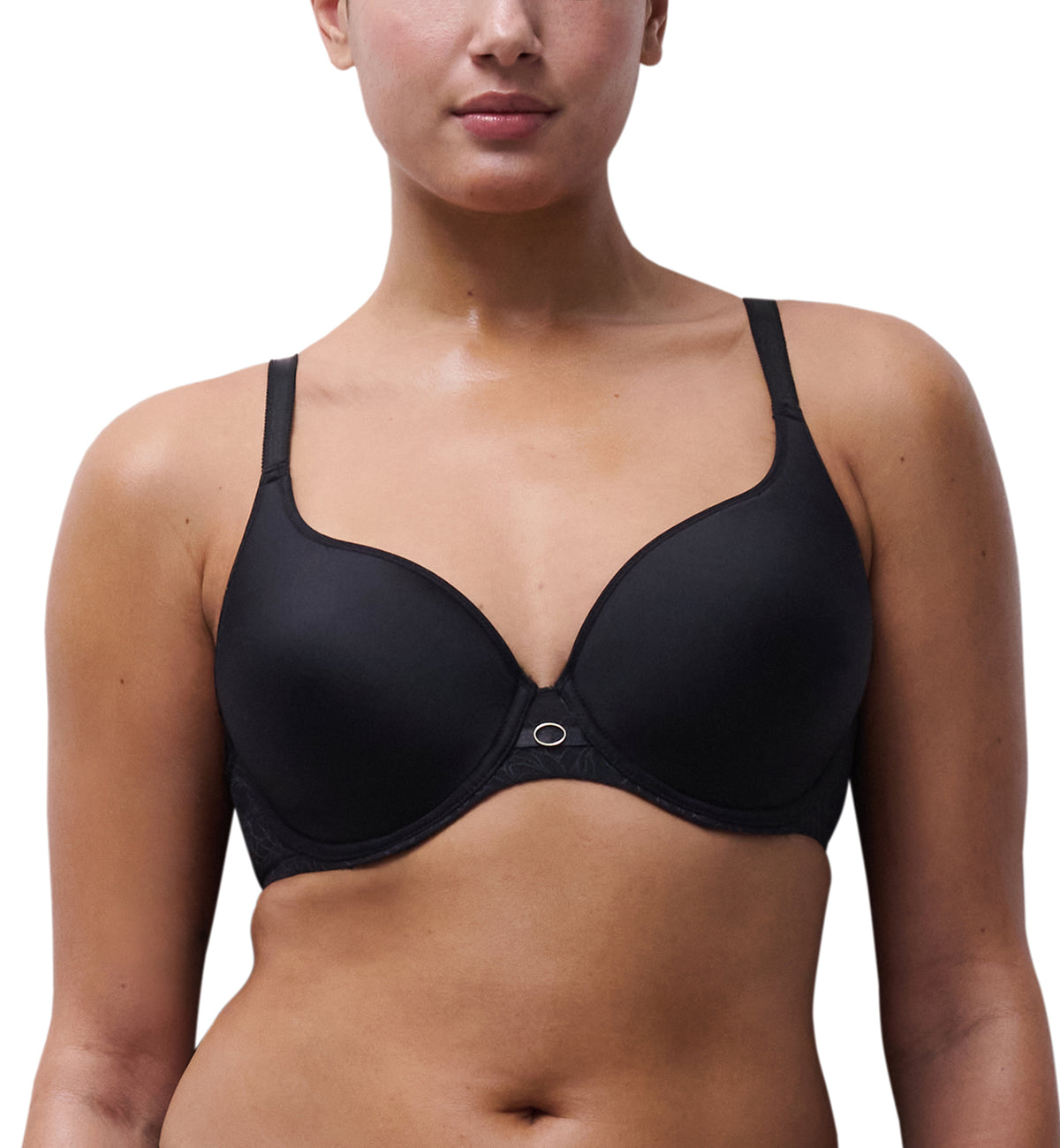 Chantelle Belle Sexy Solution Plunge Underwire Bra (C10INE),30D,Black - Black,30D