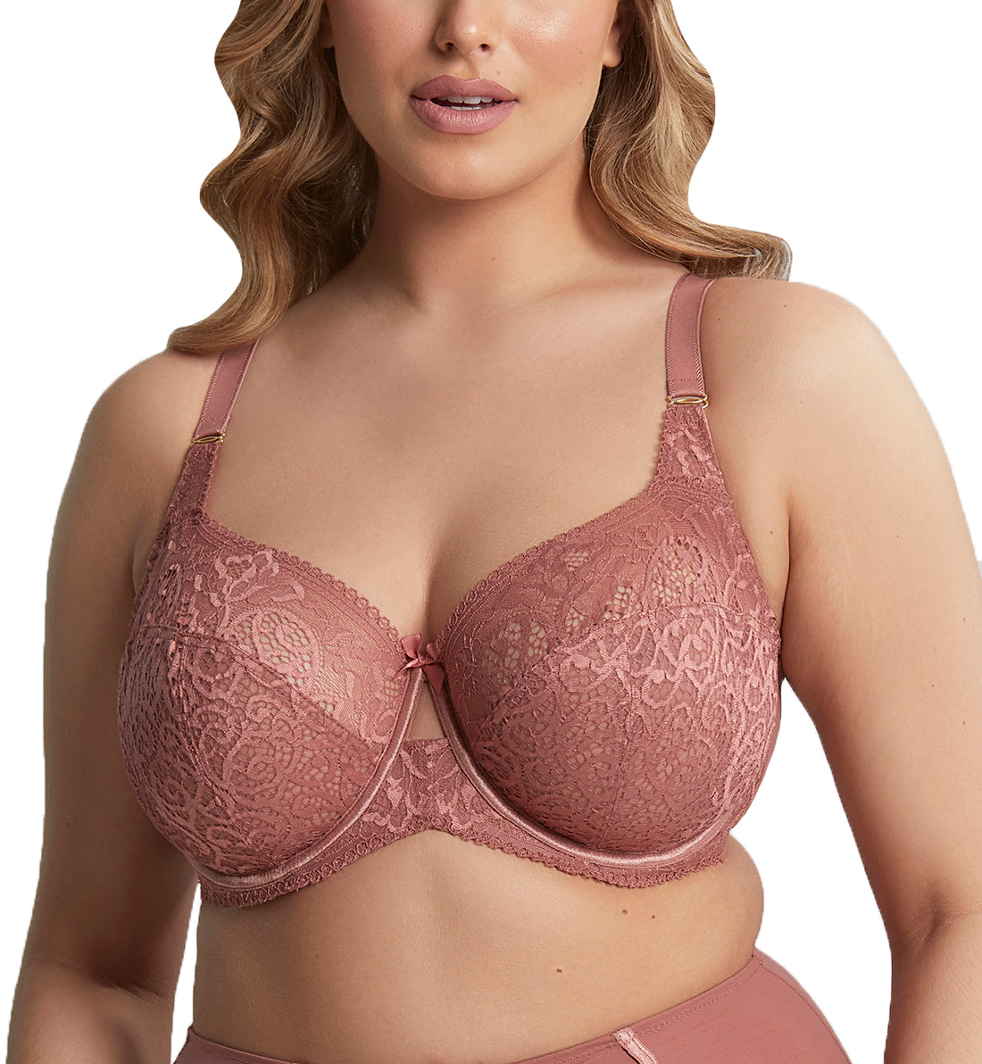 Sculptresse by Panache Estel Full Cup Underwire Bra (9685),42GG,Rose Gold - Rose Gold,42GG