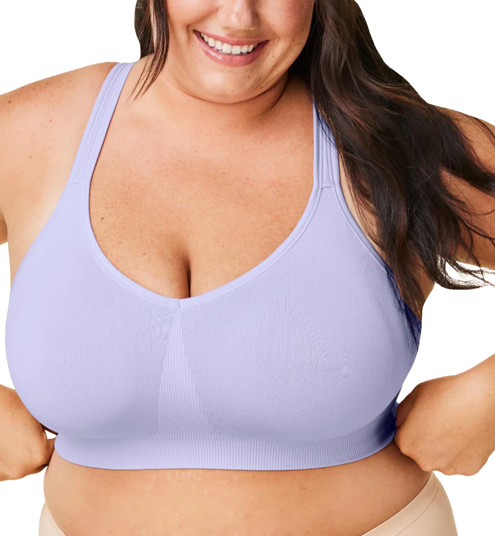 BRAVADO! DESIGNS Everyday Sculpt FULL CUP Wire-Free Bra (11011VFC),Small FC,Hydrangea Blue - Hydrangea Blue,Small-Full Cup