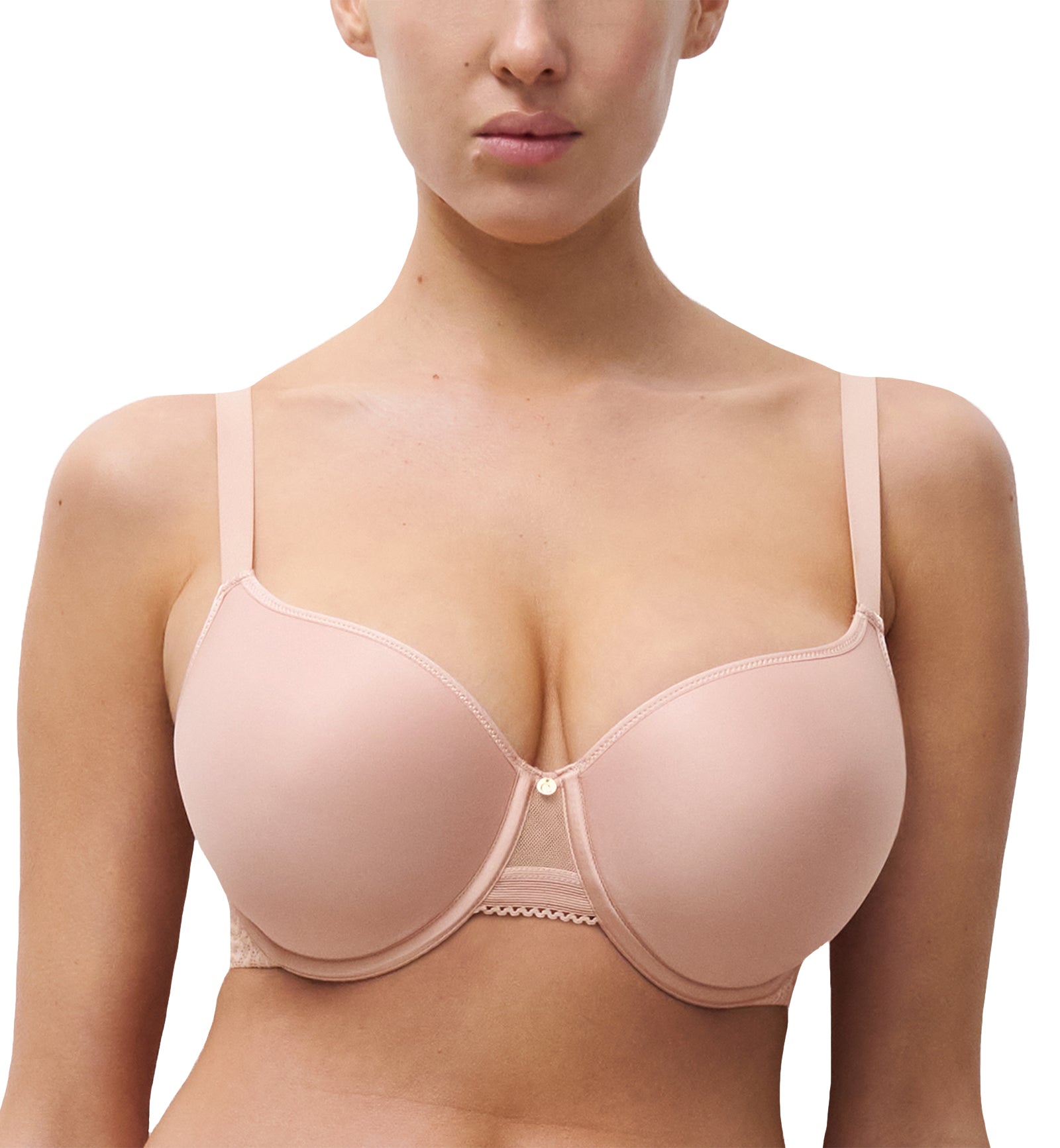 Chantelle C Jolie Comfort Convertible T-Shirt Bra (C13B60),30D,Rose - Rose,30D