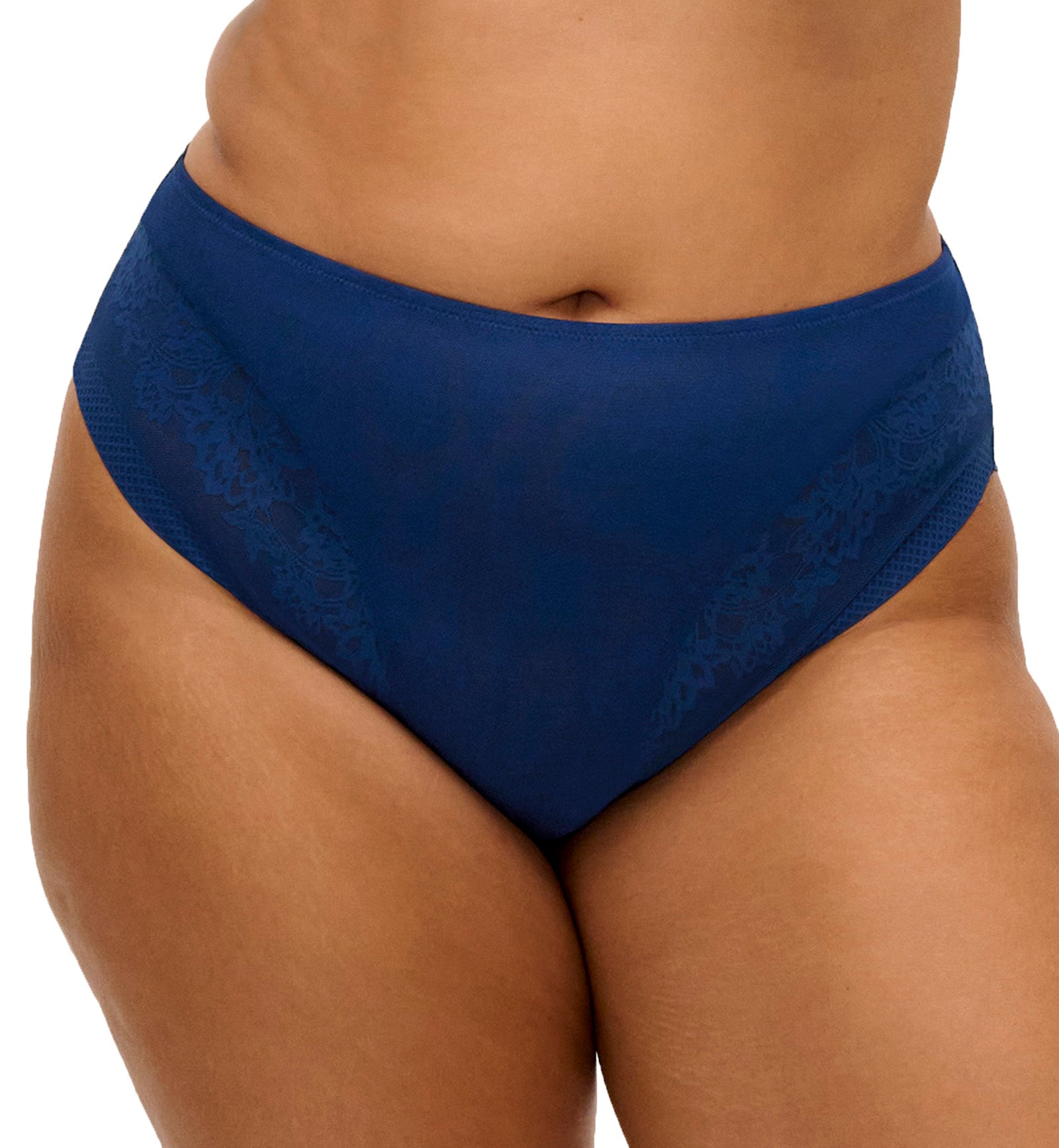 Elomi Nerina Matching High Leg Brief (302753),Small,French Navy - French Navy,Small