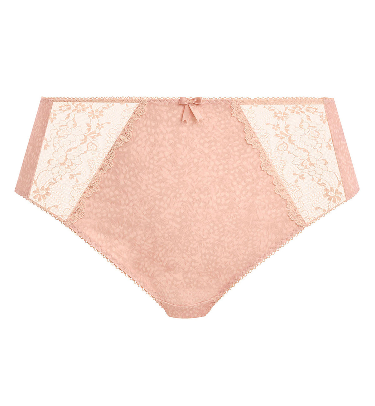 Elomi Morgan Stretch Lace Full Brief Panty (4116),Medium,Cameo Rose - Cameo Rose,Medium