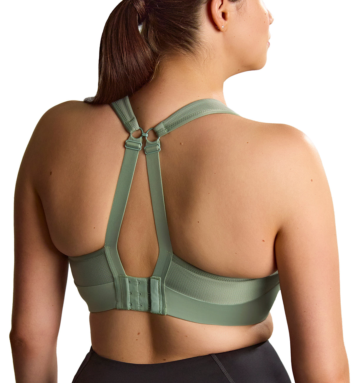 Sculptresse Thrive Non-padded Underwire Sports Bra (9443),34E,Pale Green - Pale Green,34E