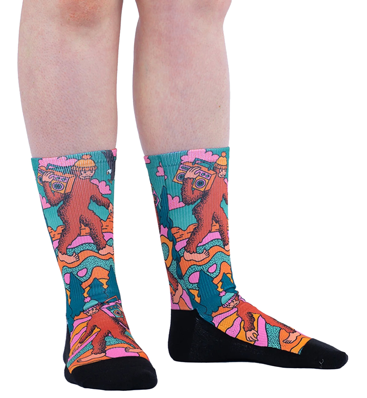 SOCK it to me Athletic Printed Performance Crew Socks (AP0010),I'm a Local Legend - I'm a Local Legend,One Size