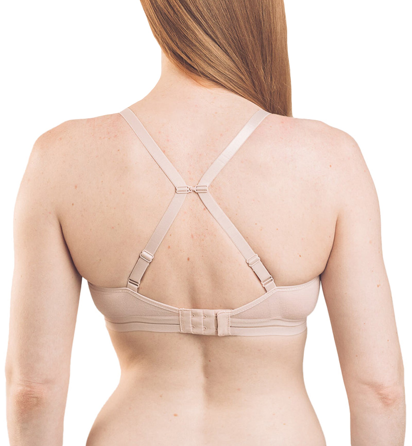 Royce Posie Non-Wire Convertible T-shirt Bra (8031),28B,Blush - Blush,28B