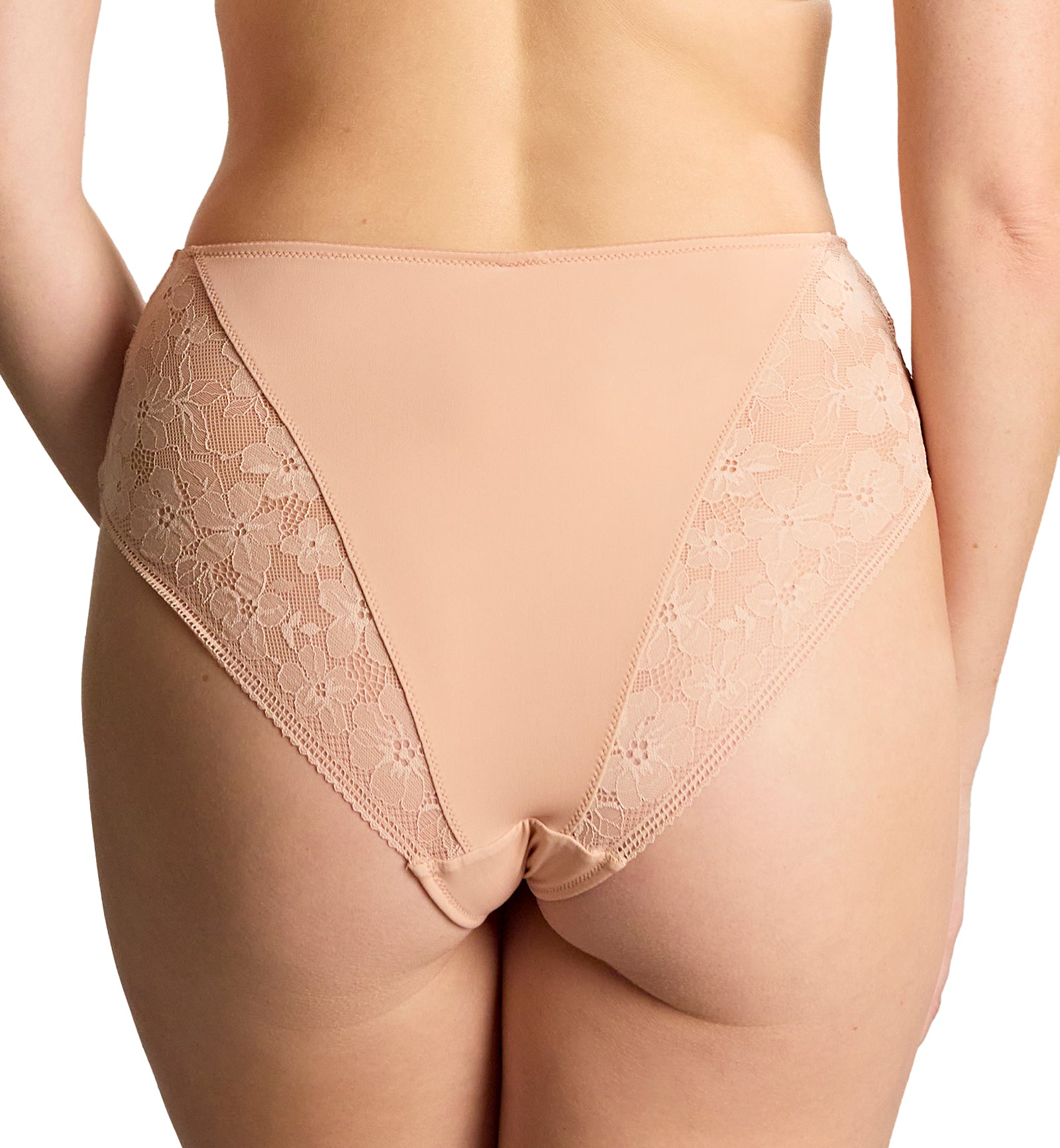Panache Celeste Deep Brief (11404),XS,Cameo Rose - Cameo Rose,XS