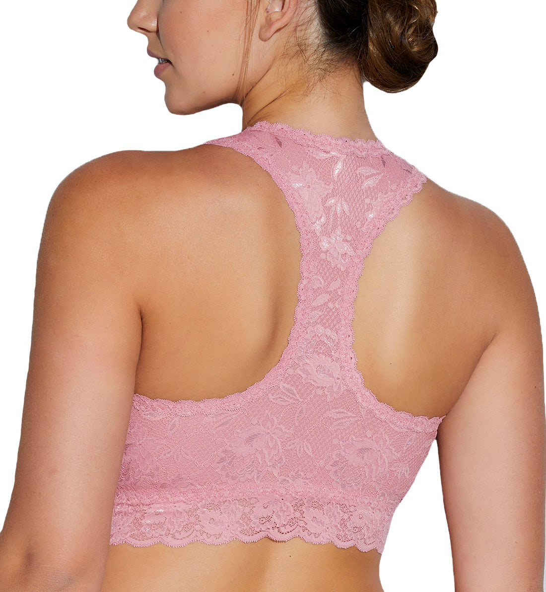 Cosabella Never Say Never CURVY Racie Racerback Bralette (NEVER1355),XS,Nuovo Mauve - Nuovo Mauve,XS