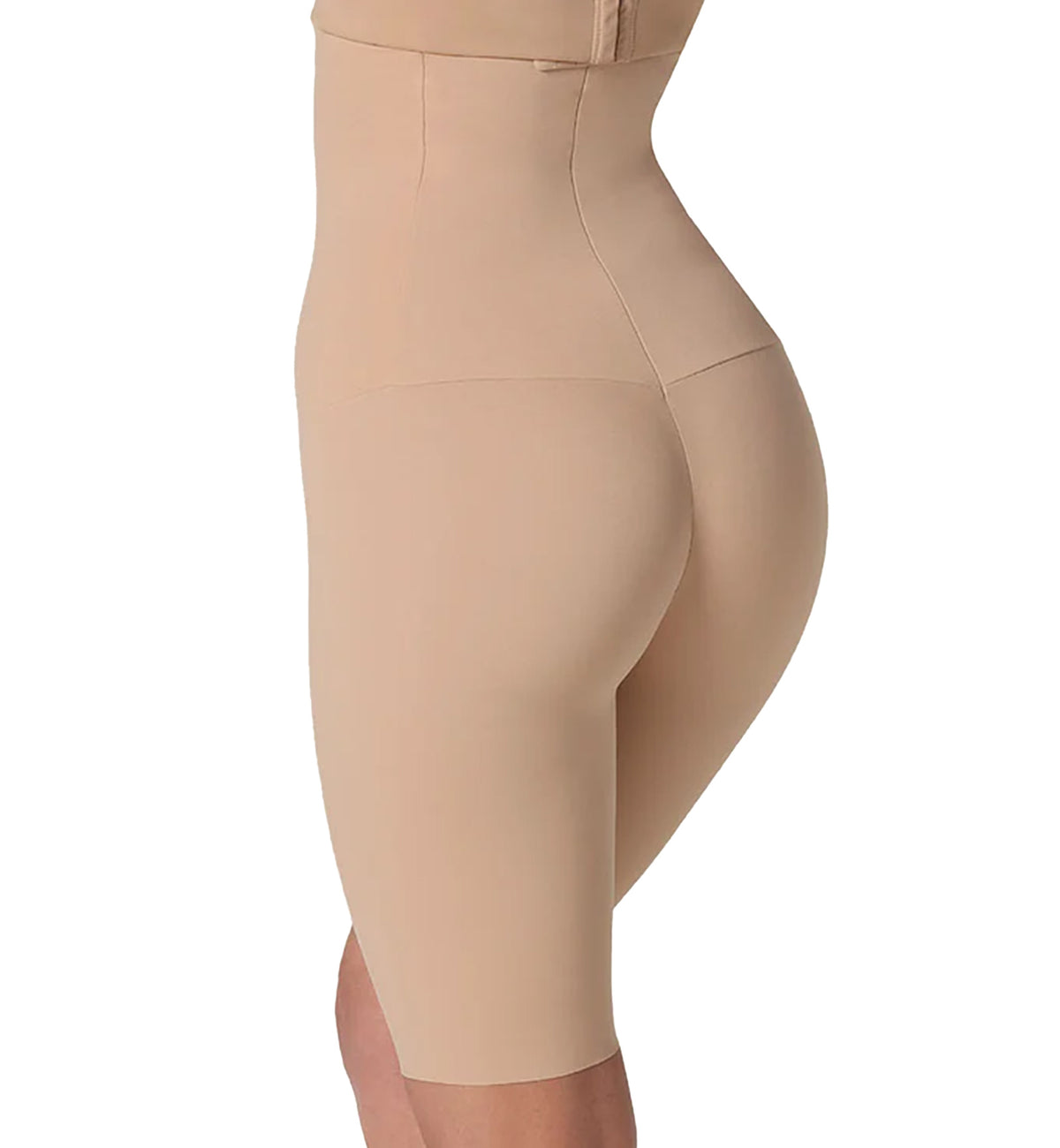 Leonisa Extra High Waisted Firm Shaper Short (012940),Small,Golden Beige - Golden Beige,Small
