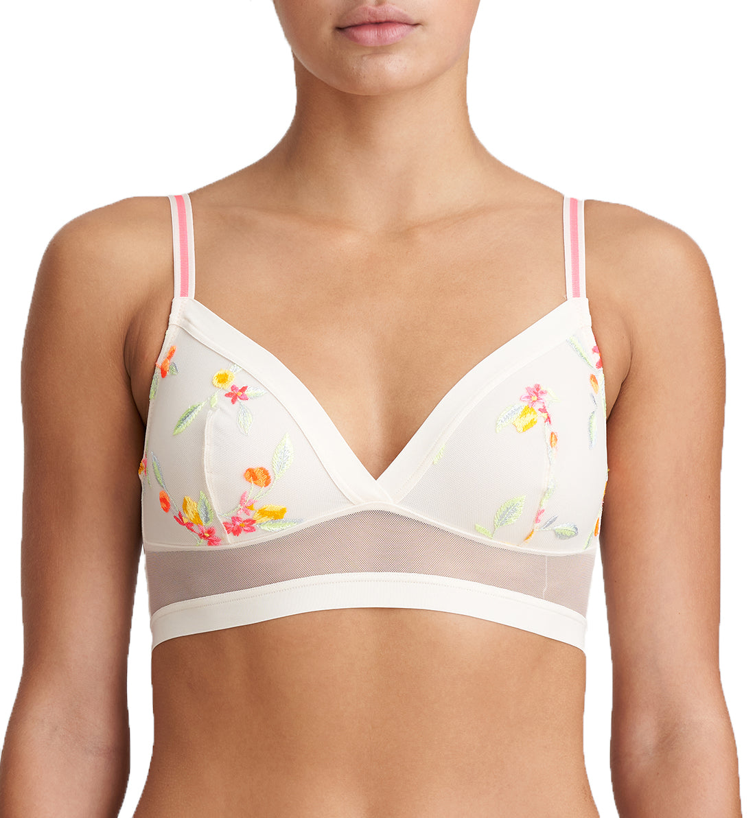 Marie Jo Nagae Wireless Triangle Bra (0122194),32A,Geisha - Geisha,32A