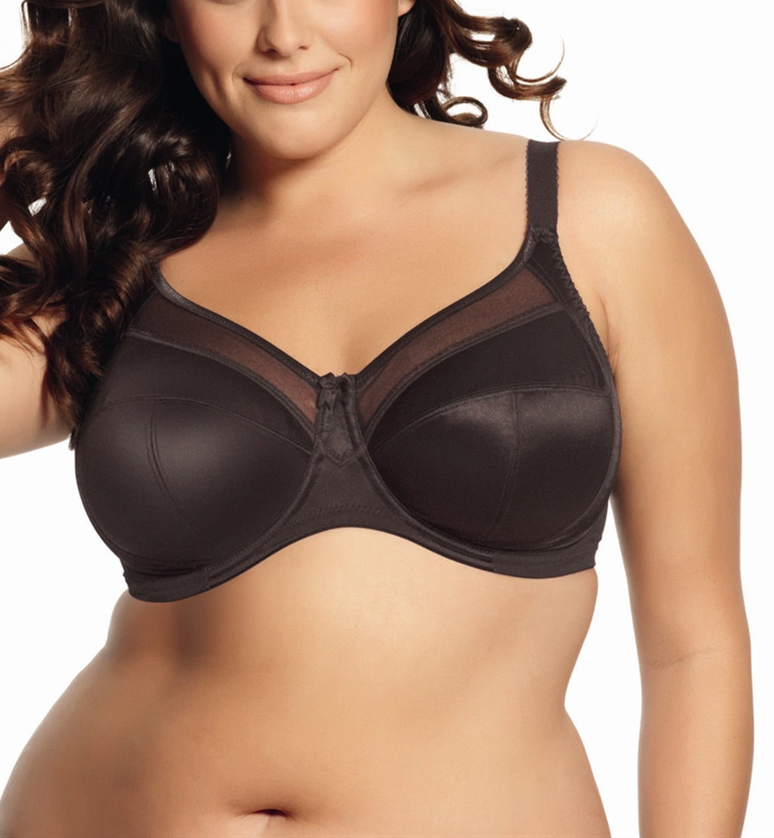 Goddess Keira Support Underwire Bra (6090),34I,Chocolate - Chocolate,34I