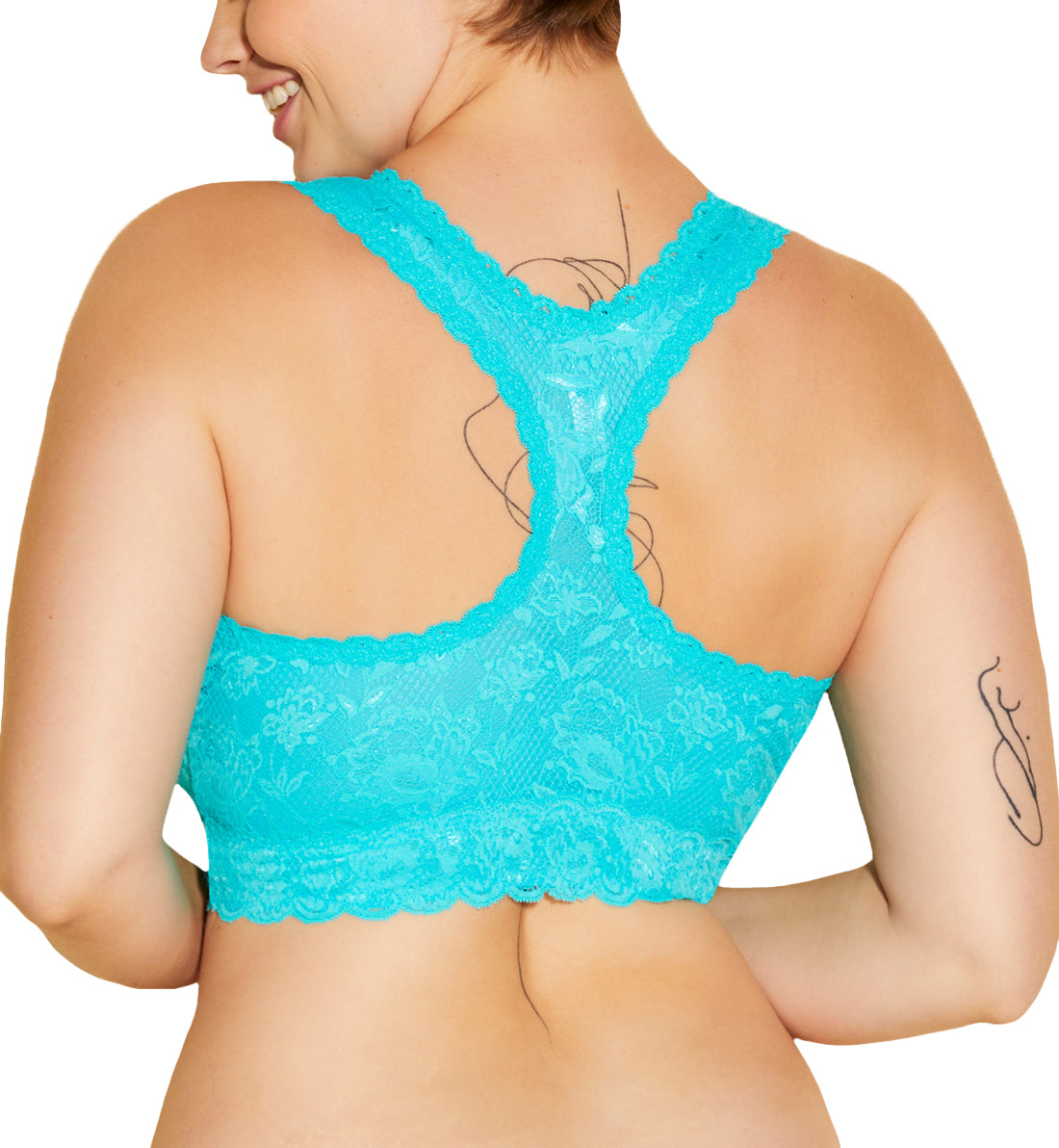 Cosabella NSN SUPER CURVY Racie Racerback Bralette (NEVER1365),XS,Andaman Sea - Andaman Sea,XS