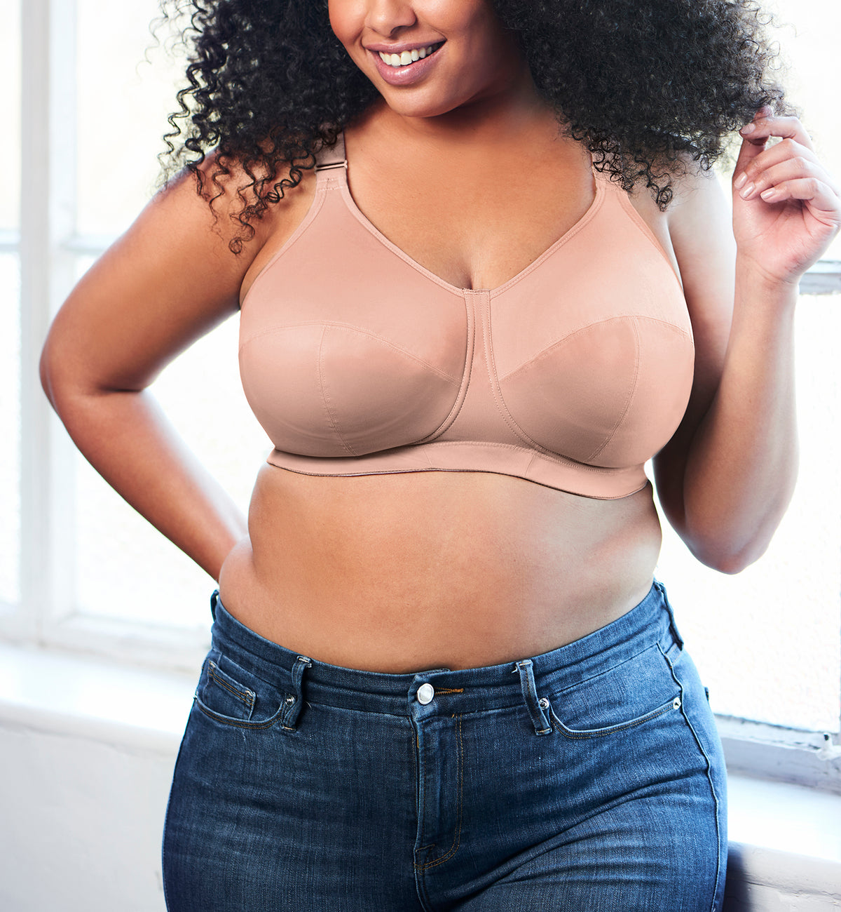 Goddess Celeste Support Softcup (6113)- Fawn - Breakout Bras