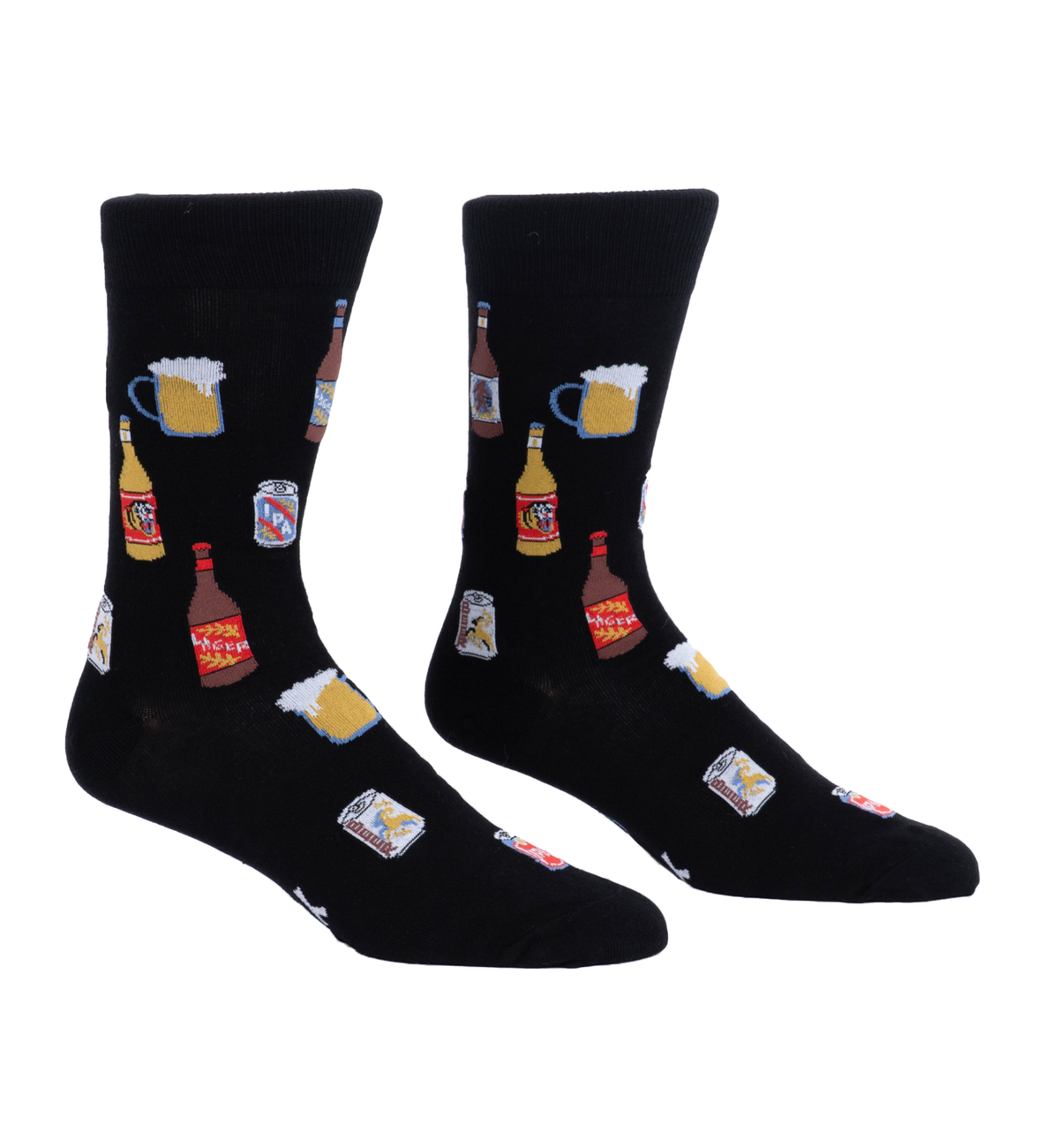 SOCK it to me Men's Crew Socks (MEF0715),Ale Yeah - Ale Yeah,One Size