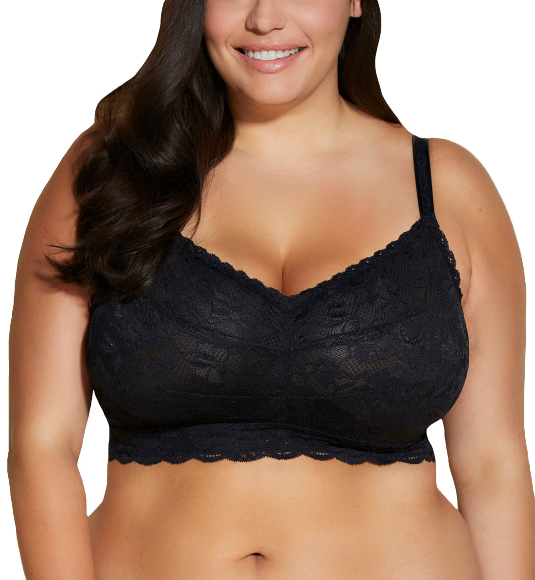 Cosabella NSN ULTRA CURVY Sweetie Bralette (NEVER1321),XS,Black - Black,XS