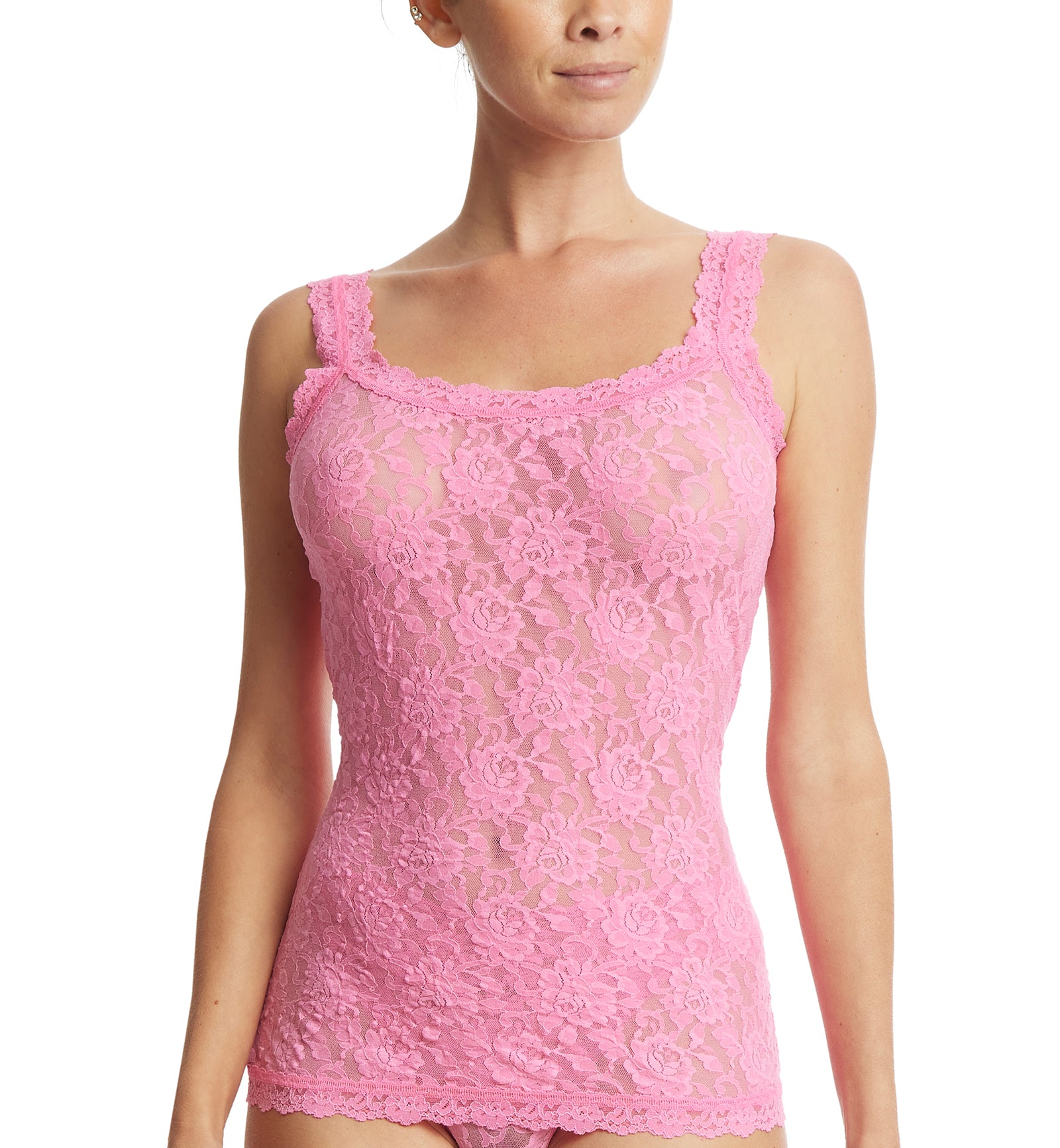 Hanky Panky Signature Lace Unlined Camisole (1390LP),Small,Taffy - Taffy,Small