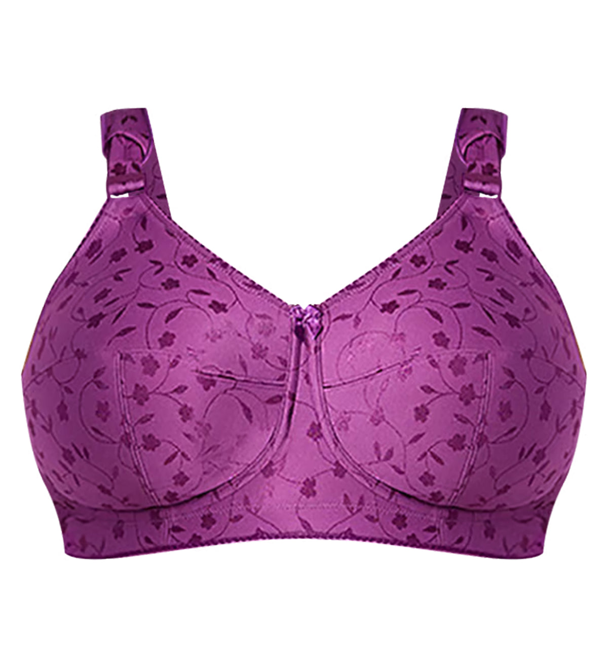 Elila Sidney Jacquard Full Support Softcup (1305),34I,Aubergine - Aubergine,34I