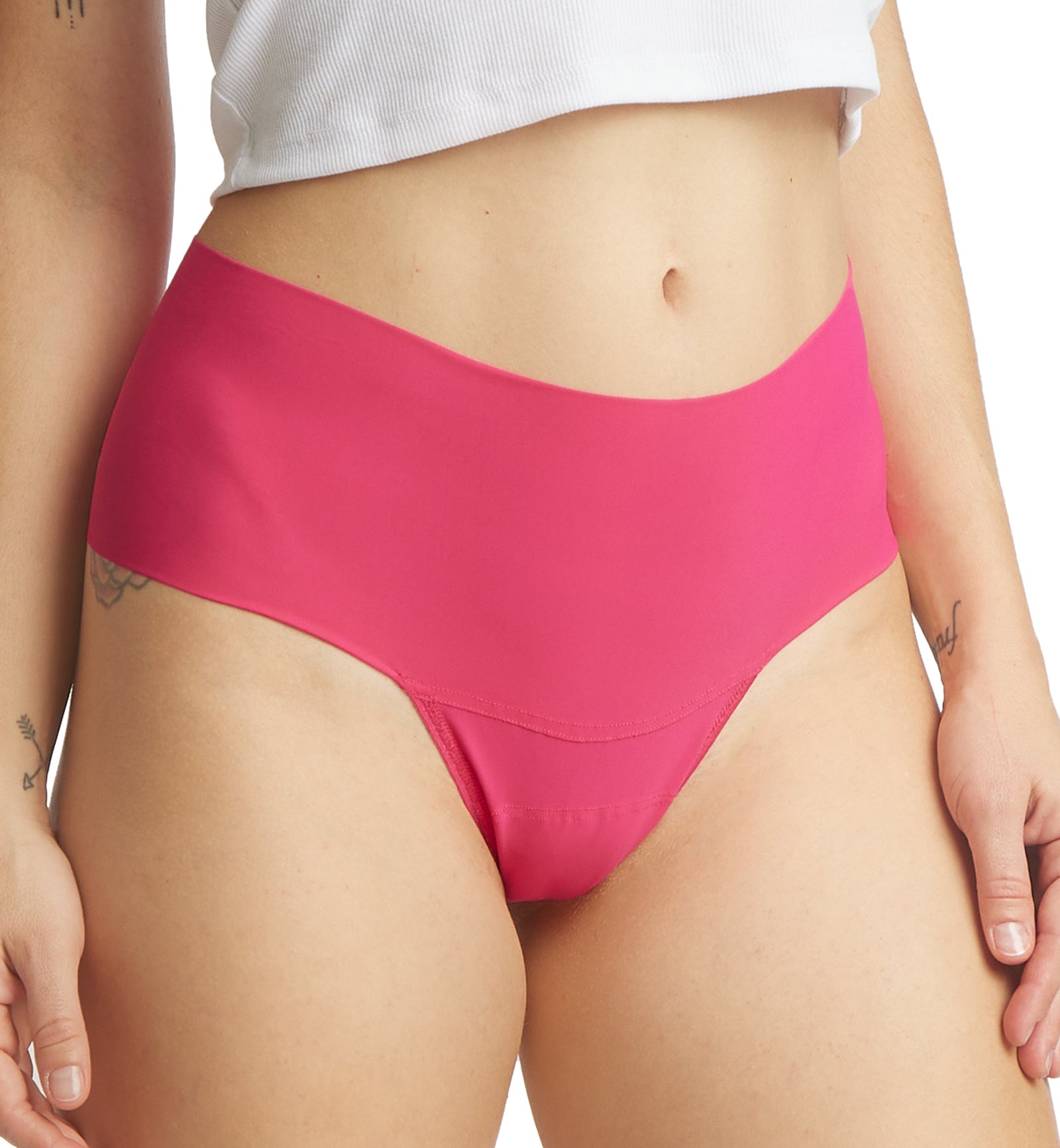 Hanky Panky BreatheSoft Hi-Rise Thong (6J1921B),Small,Starburst - Starburst,Small