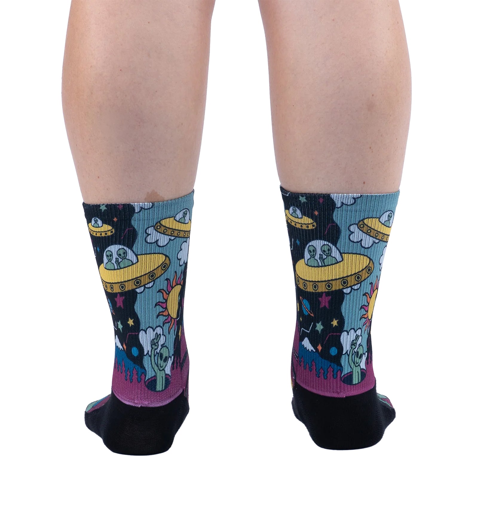 SOCK it to me Athletic Printed Performance Crew Socks (AP0011),No Bad Trips - No Bad Trips,One Size