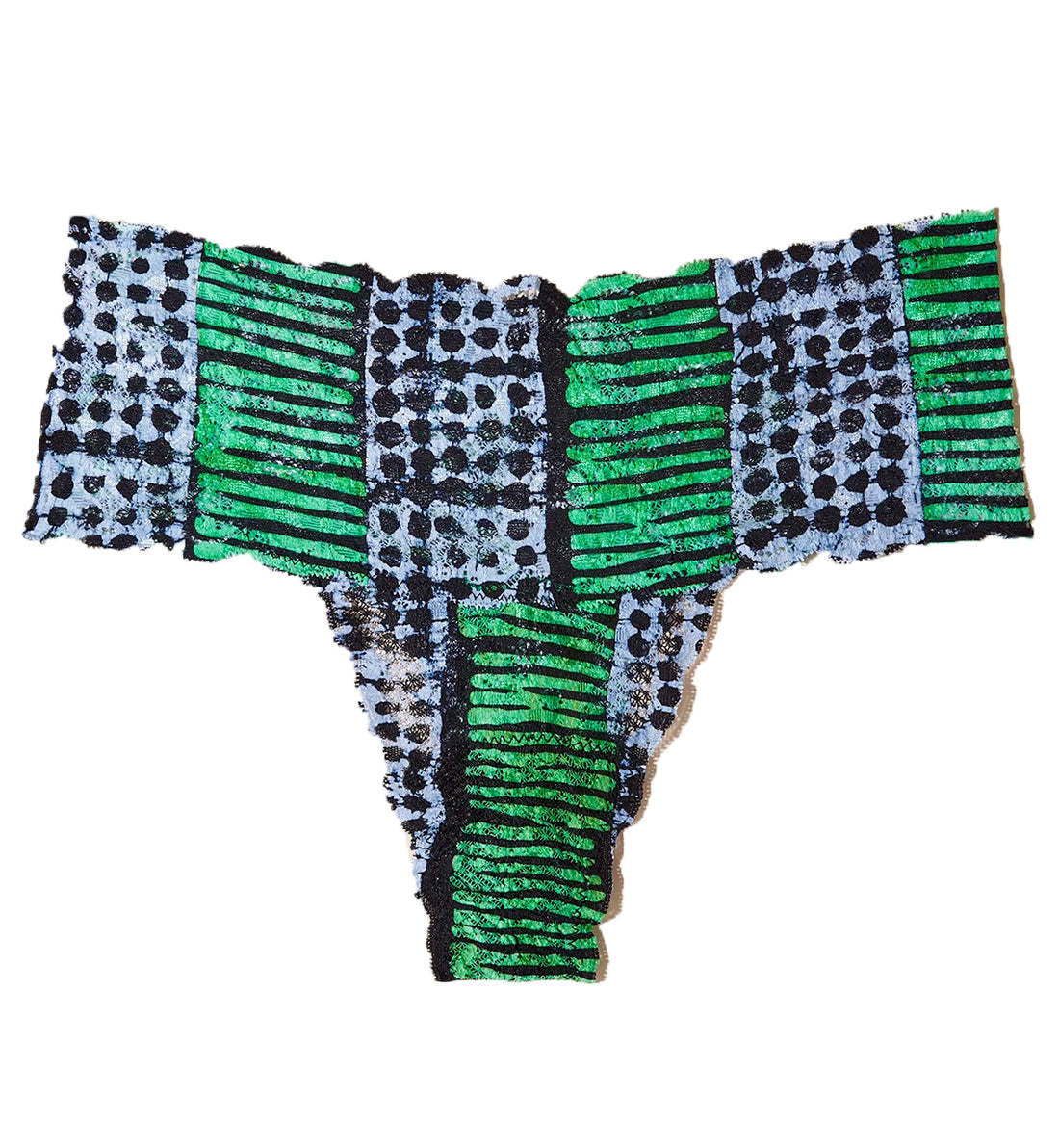 Cosabella Never Say Never Printed Comfie Thong (NEVEP0343),L/XL,Aggie - Aggie,L/XL