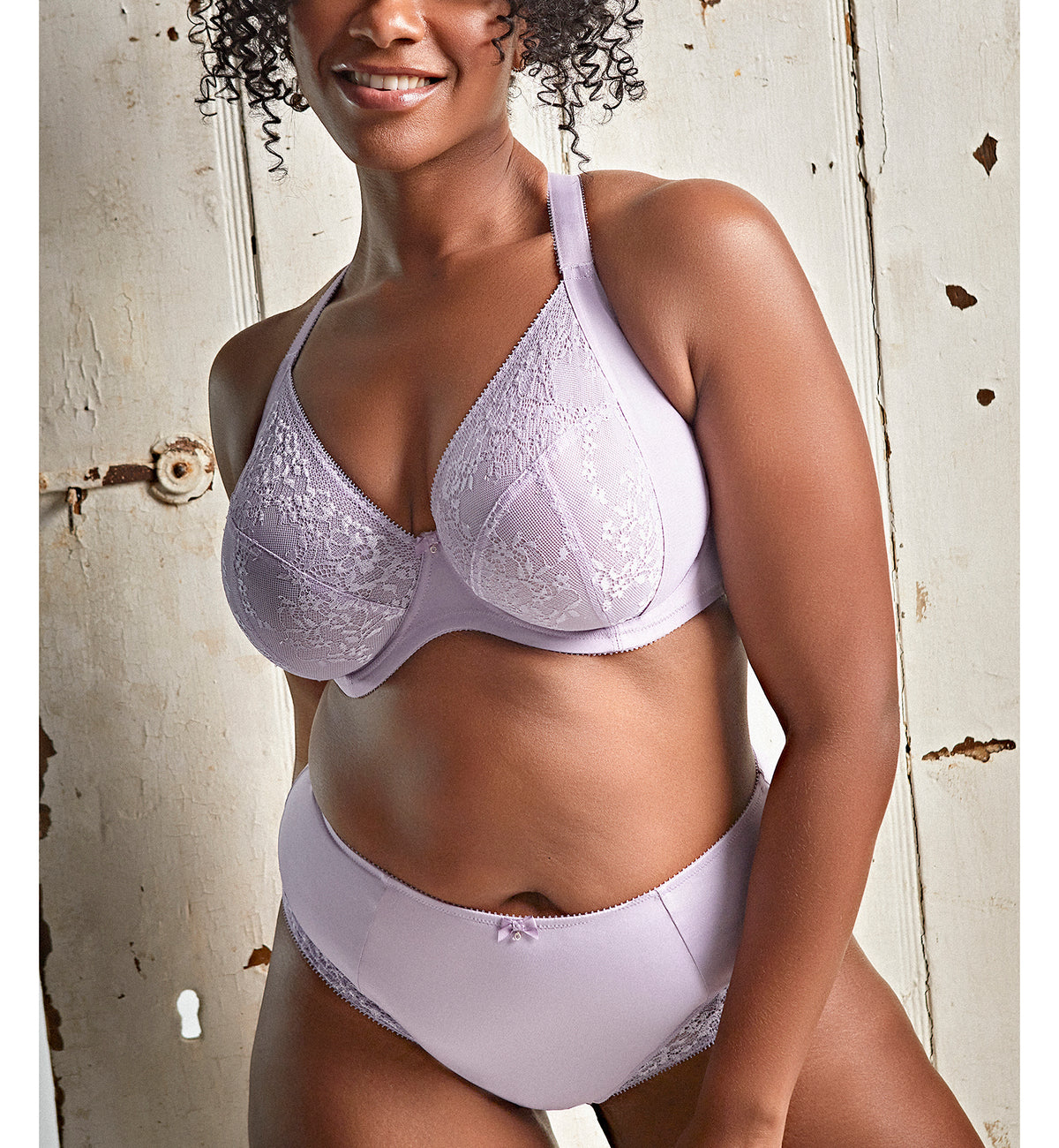 Sculptresse by Panache Roxie Plunge Underwire J-Hook Bra (9586),34GG,Lilac - Lilac,34GG