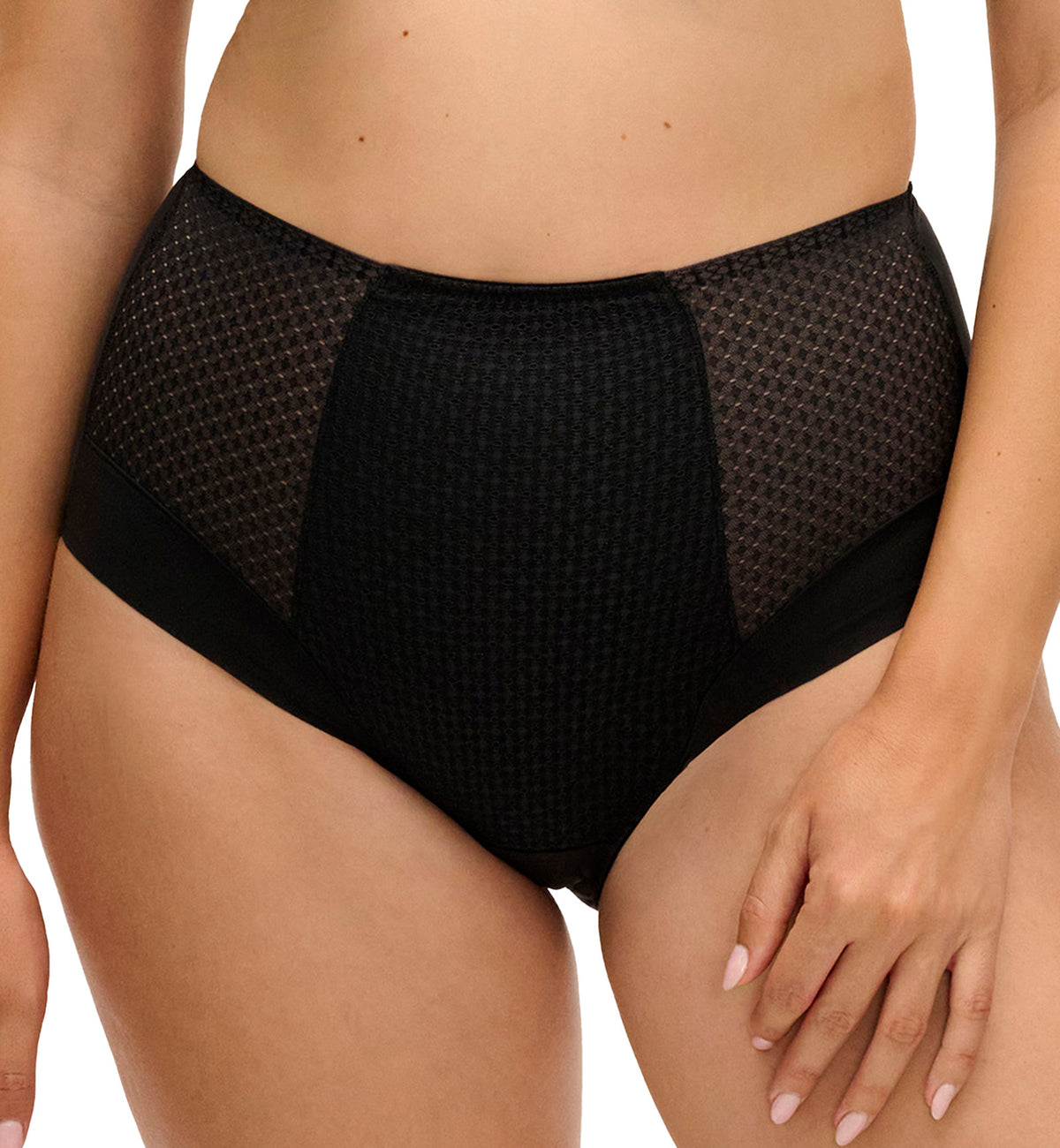Fantasie Evolution Comfort High Waist Brief (104452),XS,Black - Black,XS