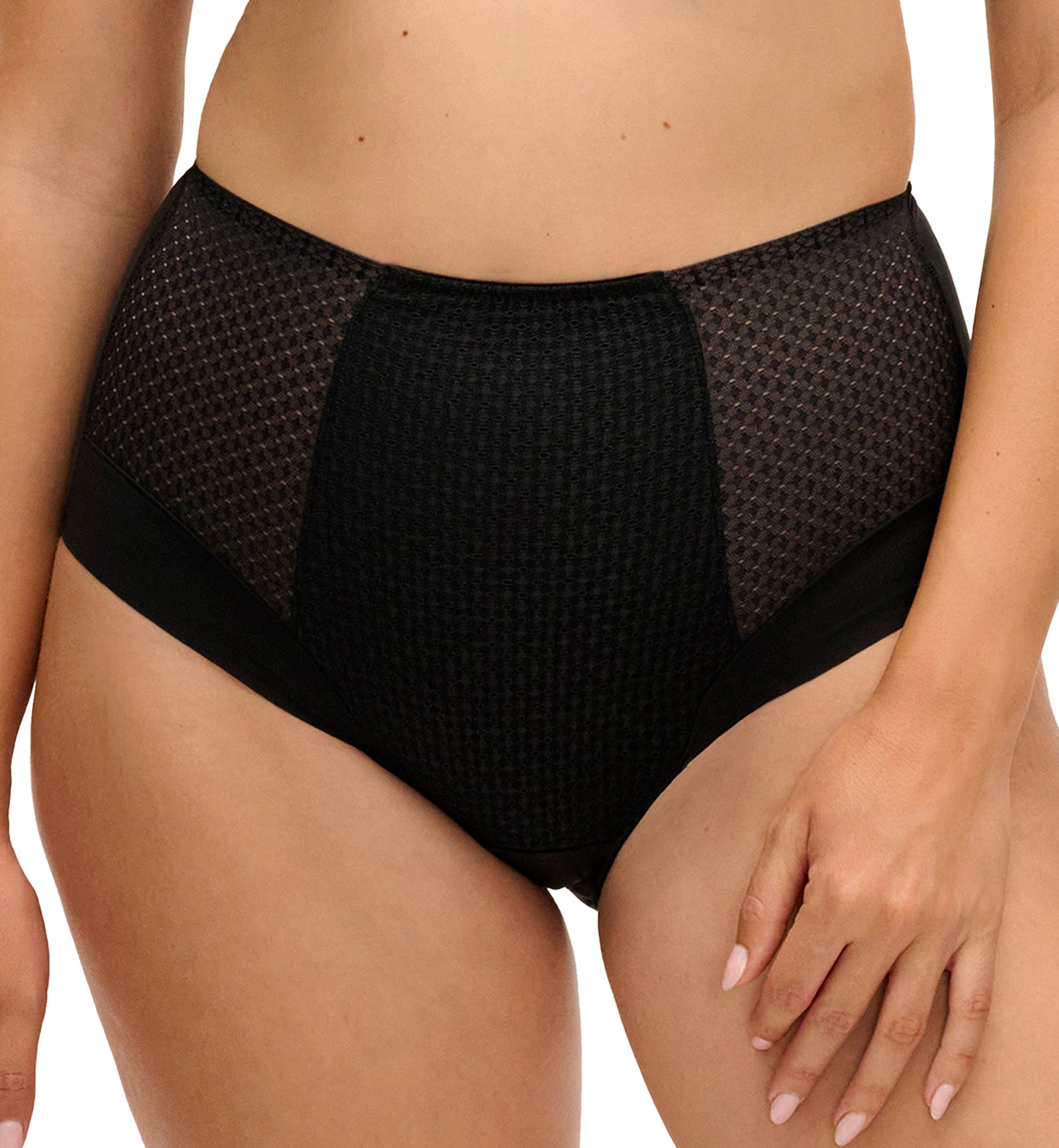 Fantasie Evolution Comfort High Waist Brief (104452),XS,Black - Black,XS