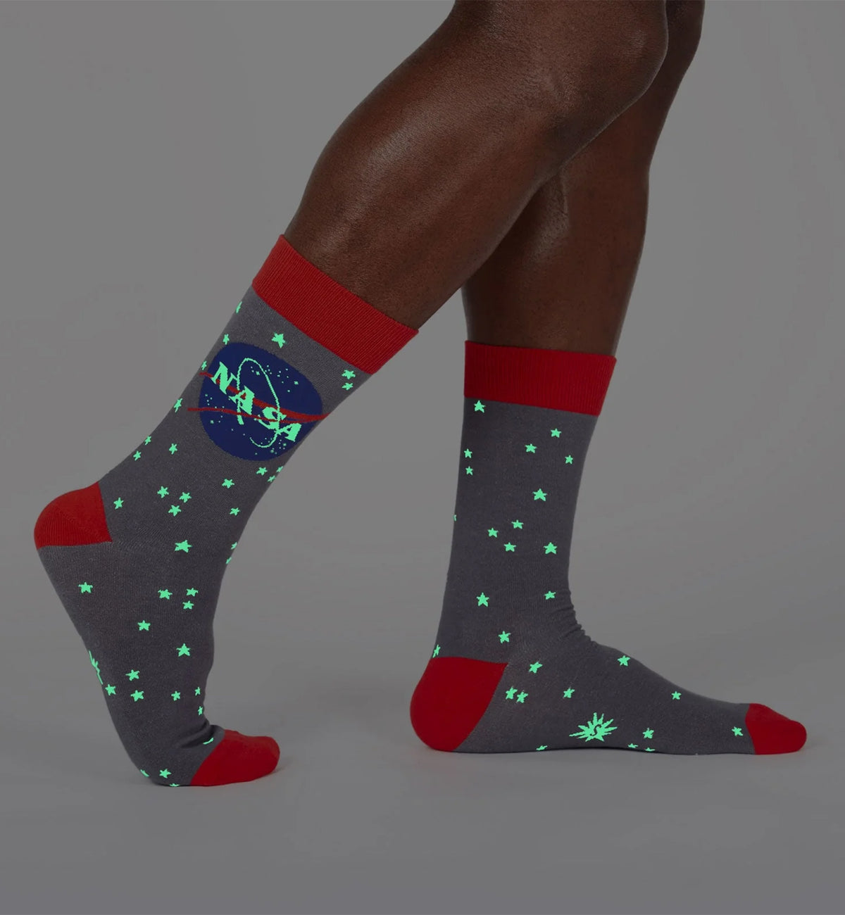 SOCK it to me Men's Crew Socks (mef0444),NASA Stargazer - NASA Stargazer,One Size