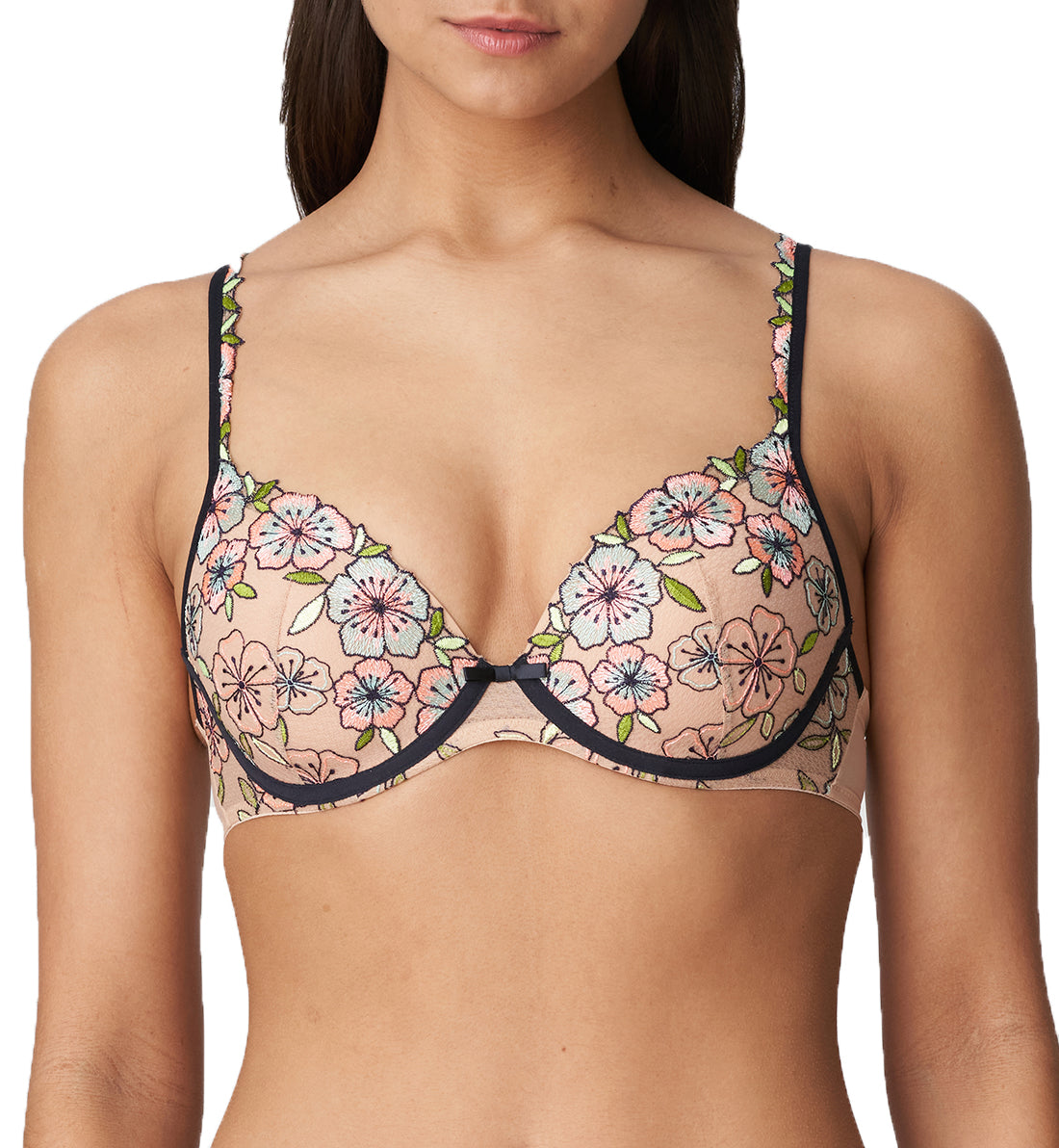 Marie Jo Raia Heart Shape Padded Underwire Bra (0102646),32B,Autumn Leaf - Autumn Leaf,32B