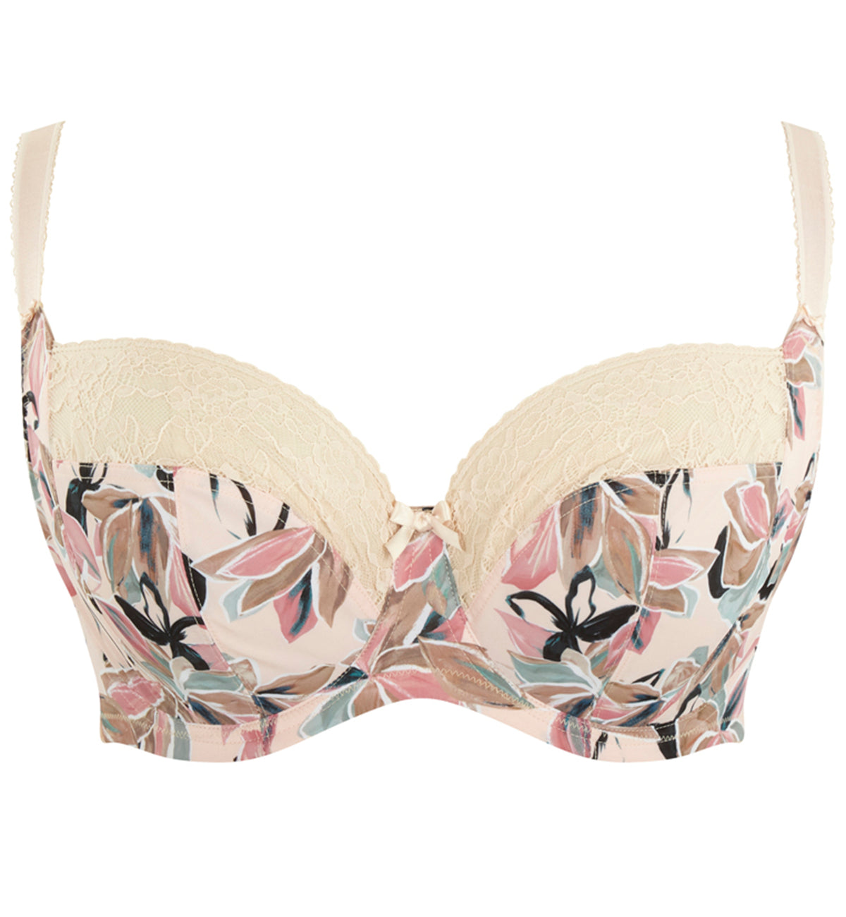 Sculptresse by Panache Chi Chi Balcony Underwire Bra (7695),42HH,Wildflower - Wildflower,42HH