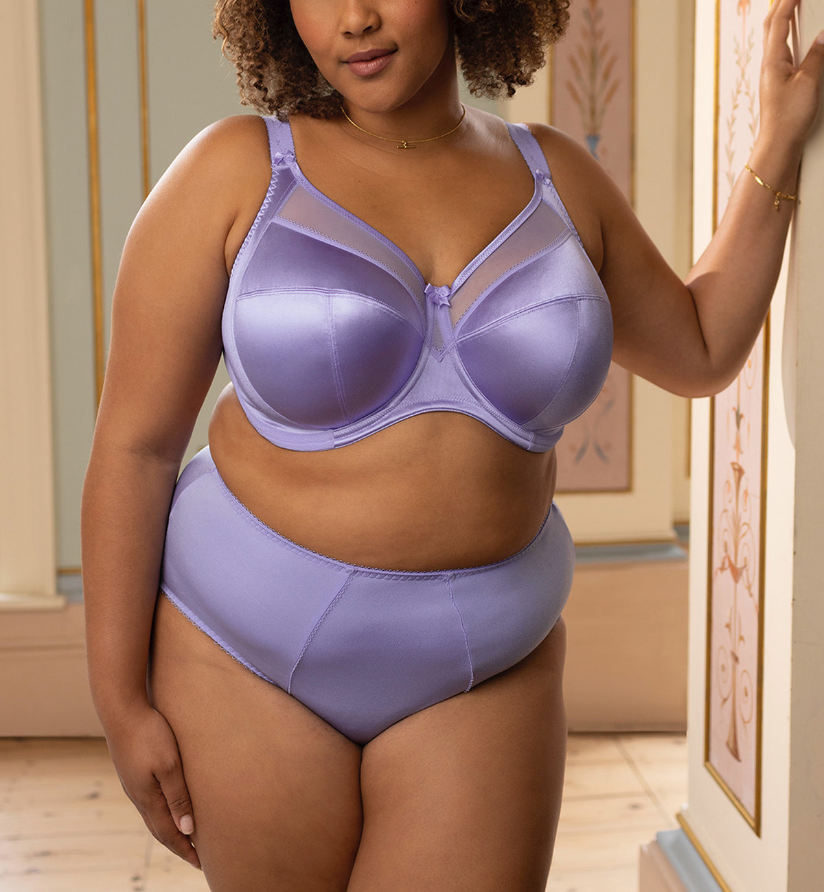 Goddess Keira Matching Brief (6095),Medium,Jacaranda - Jacaranda,Medium