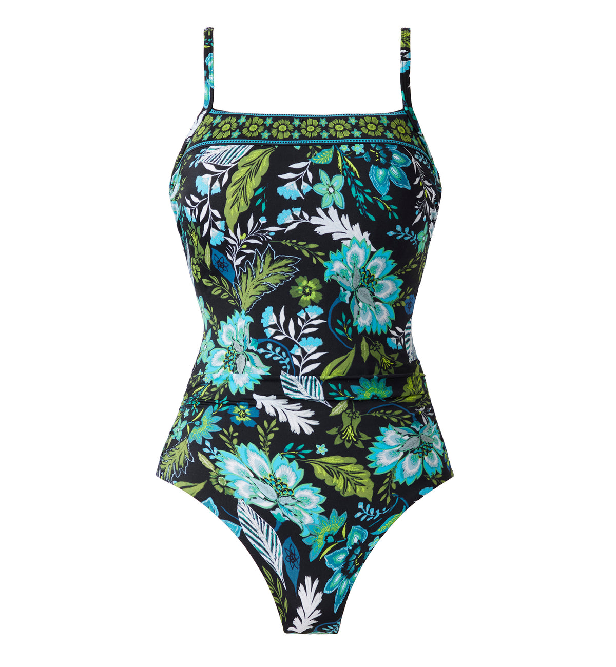 Miraclesuit Florica Kara Underwire One Piece Swimsuit (6566193),10,Black/Multi - Black/Multi,10