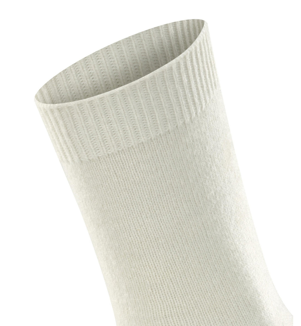 FALKE Cosy Wool Crew Socks (47548),5/7.5,Off White - Off White,5/7.5