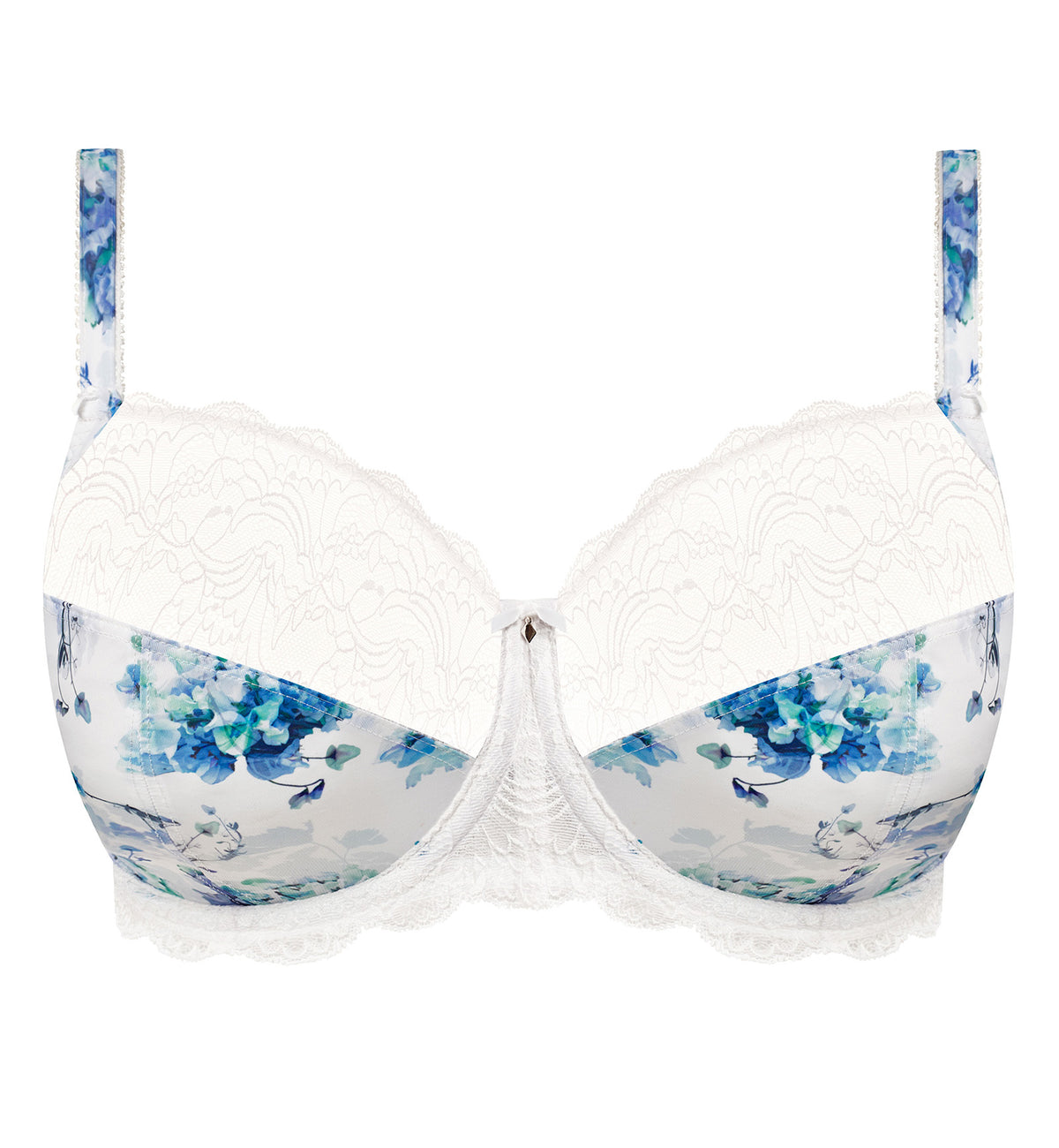 Fantasie Lucia Side Support Underwire Bra (101501),30FF,Blue Garden - Blue Garden,30FF