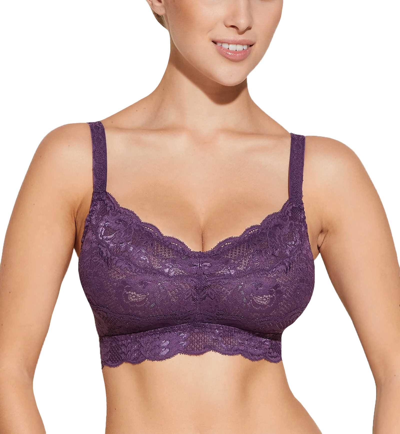 Cosabella NSN CURVY Sweetie Bralette (NEVER1310),Petite,Zaadi Purple - Zaadi Purple,Petite