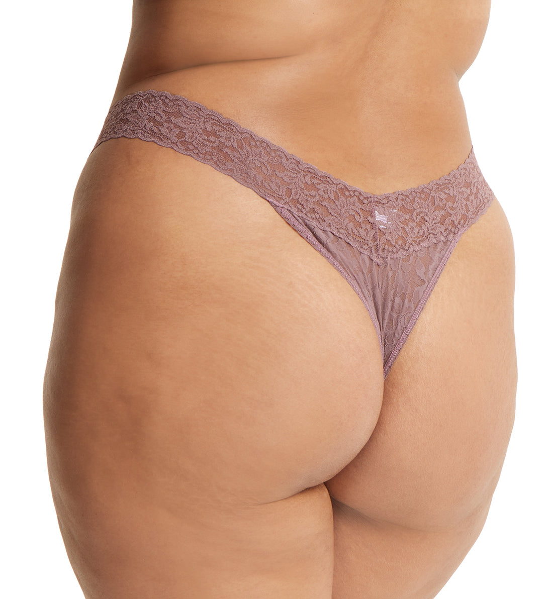 Hanky Panky Signature Lace Original Rise Thong PLUS (4811X),Artichoke Heart - Artichoke Heart,Plus Size