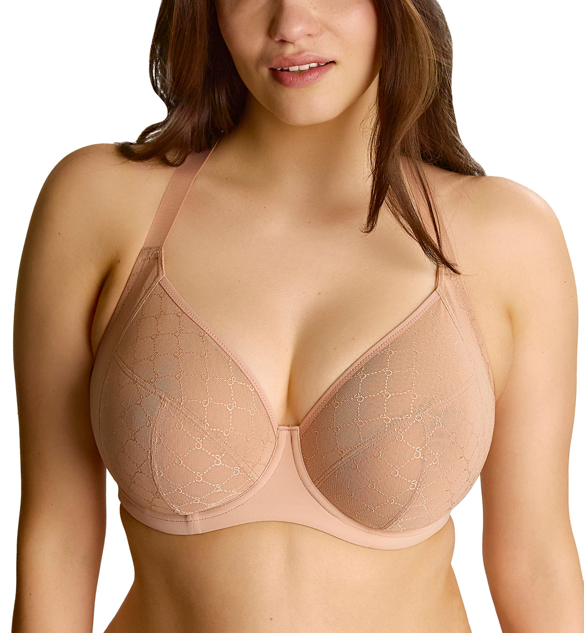 Sculptresse Muse Plunge Underwire Bra (11446),34E,Cameo Rose - Cameo Rose,34E