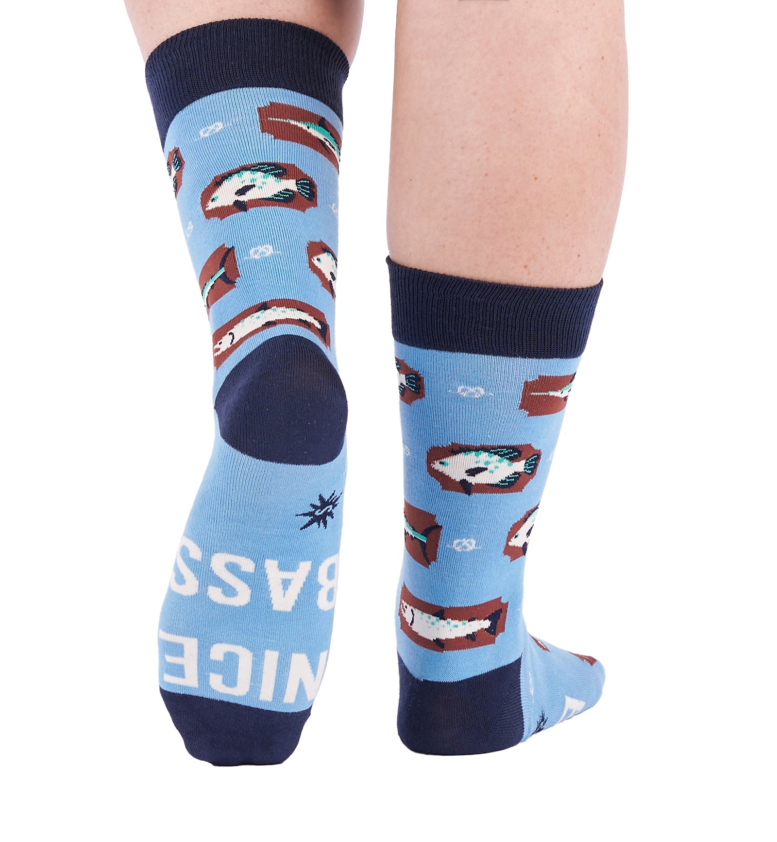 SOCK it to me Men's Crew Socks (MEF0706),Nice Bass - Nice Bass,One Size