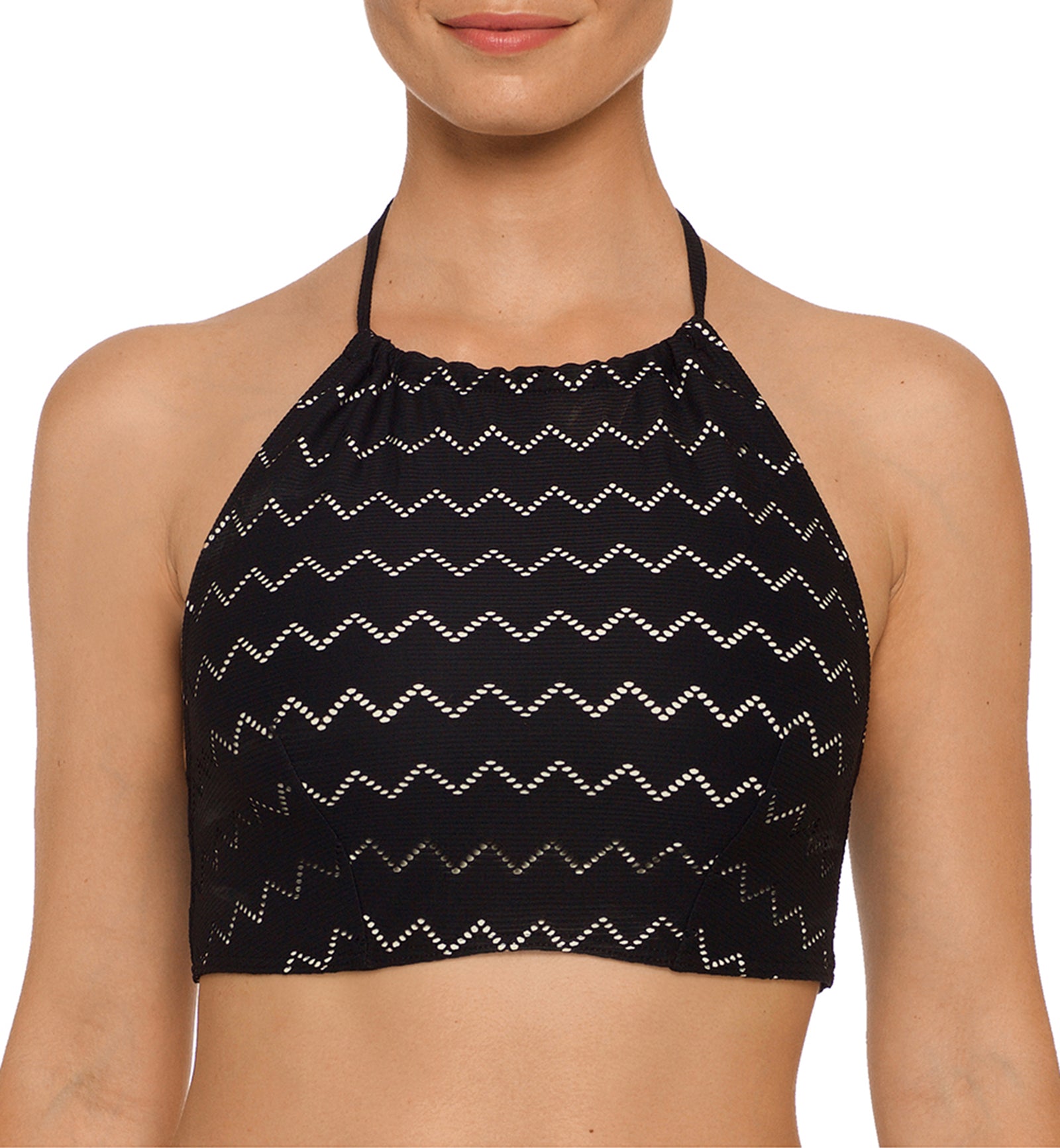 PrimaDonna Maya Bikini Crop Top (4004388),Medium,Black - Black,Medium