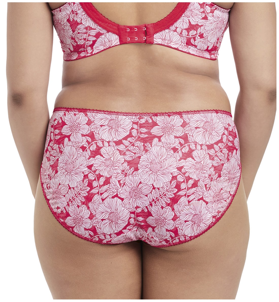 Elomi Kim Matching Panty Brief (4345),Large,Fiery Floral - Fiery Floral,Large