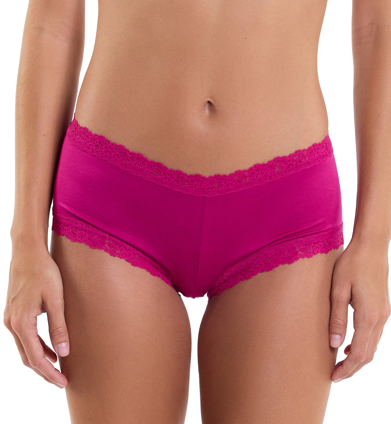 Hanky Panky DreamEase Boyshort (631274),Small,Pink Ruby - Pink Ruby,Small