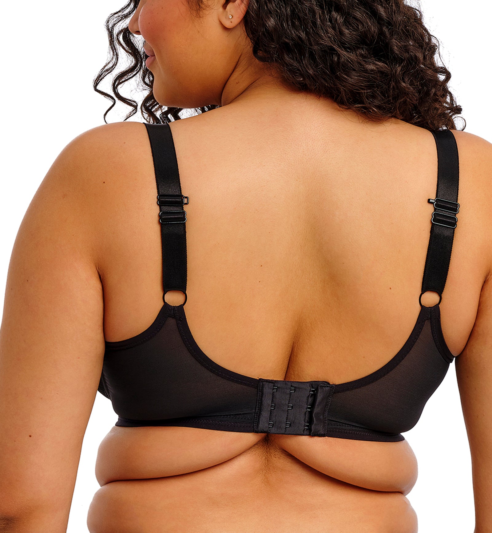 Elomi Tiernie Plunge Underwire Bra (303334),32GG,Black - Black,32GG