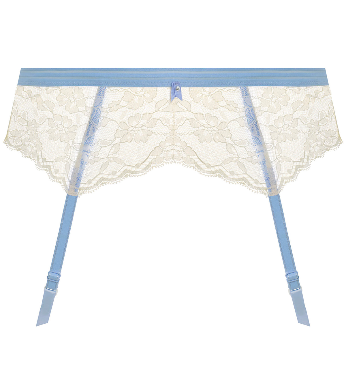 Freya Offbeat Suspender Belt (5459),Small,Something Blue - Something Blue,Small