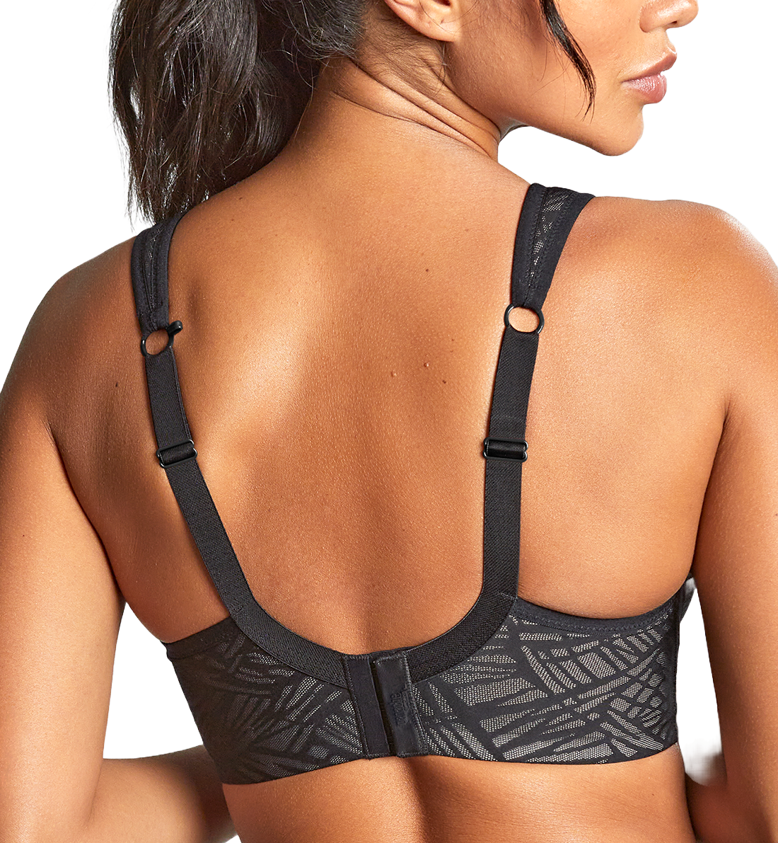 Panache Power Underwire Sports Bra (5021C),28F,Black/Chalk - Black/Chalk,28F