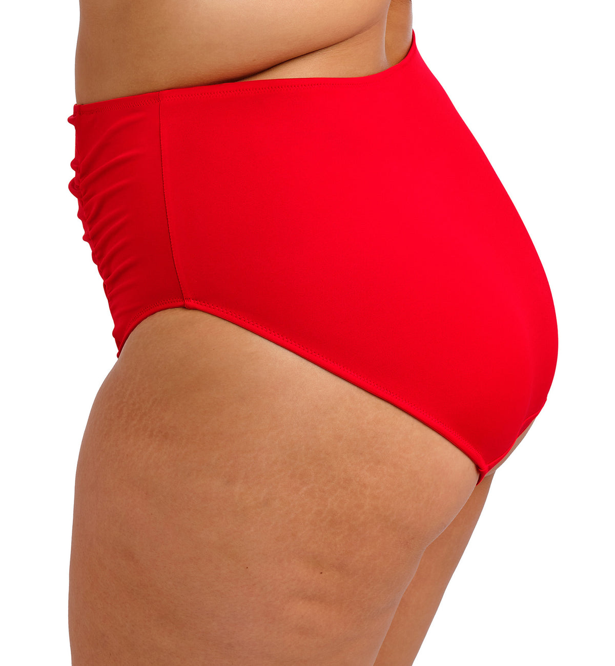 Elomi Plain Sailing Gathered Full Bikini Brief (ES7286),UK 12,Lava - Lava,UK 12