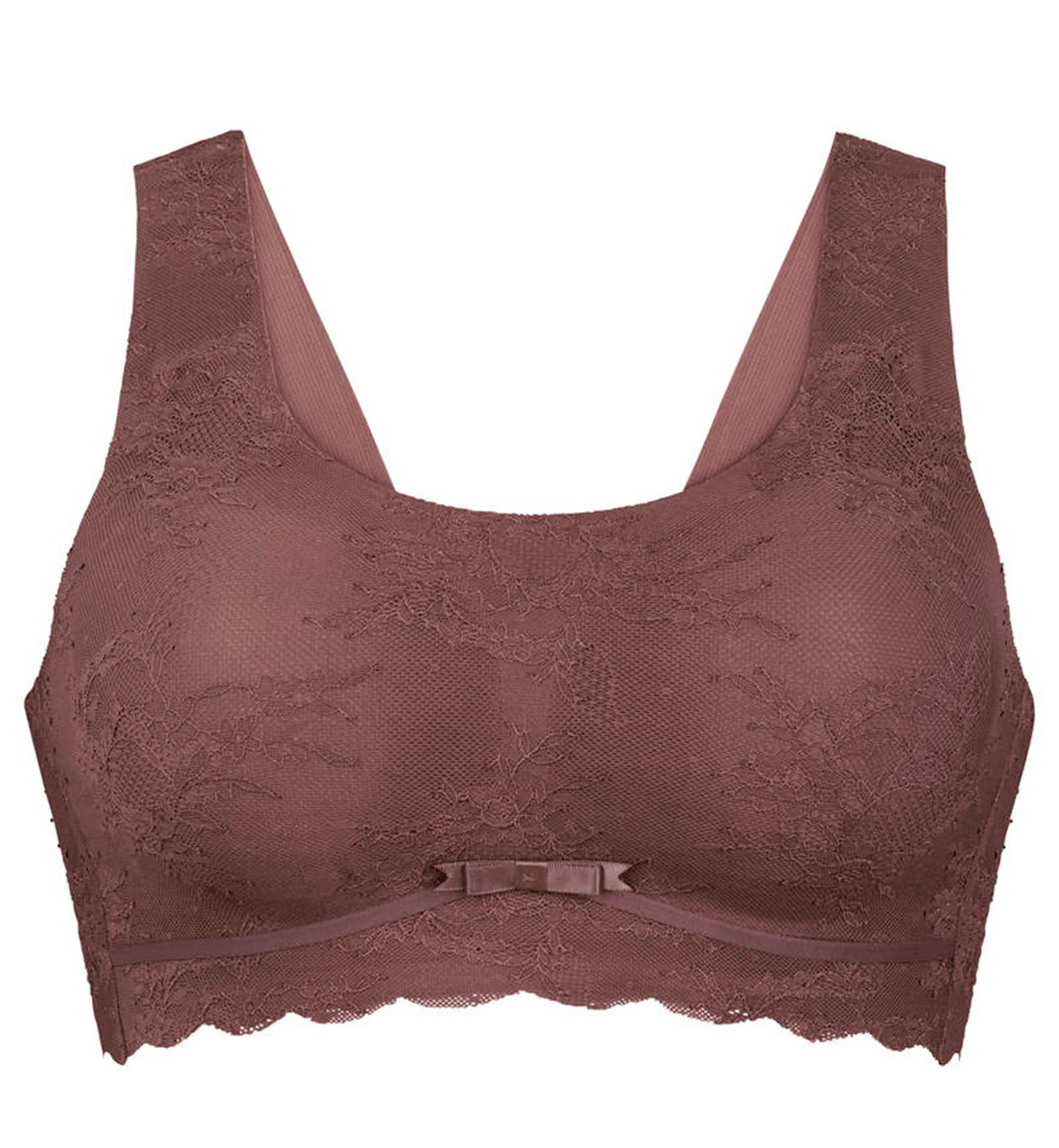 Anita Essentials Lace Lightly Padded Bralette (5400)- Berry