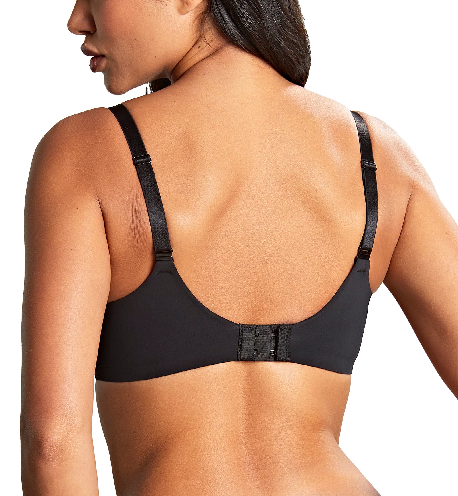 Panache 365 Molded Underwire T-Shirt Bra (10905),28DD,Black - Black,28DD