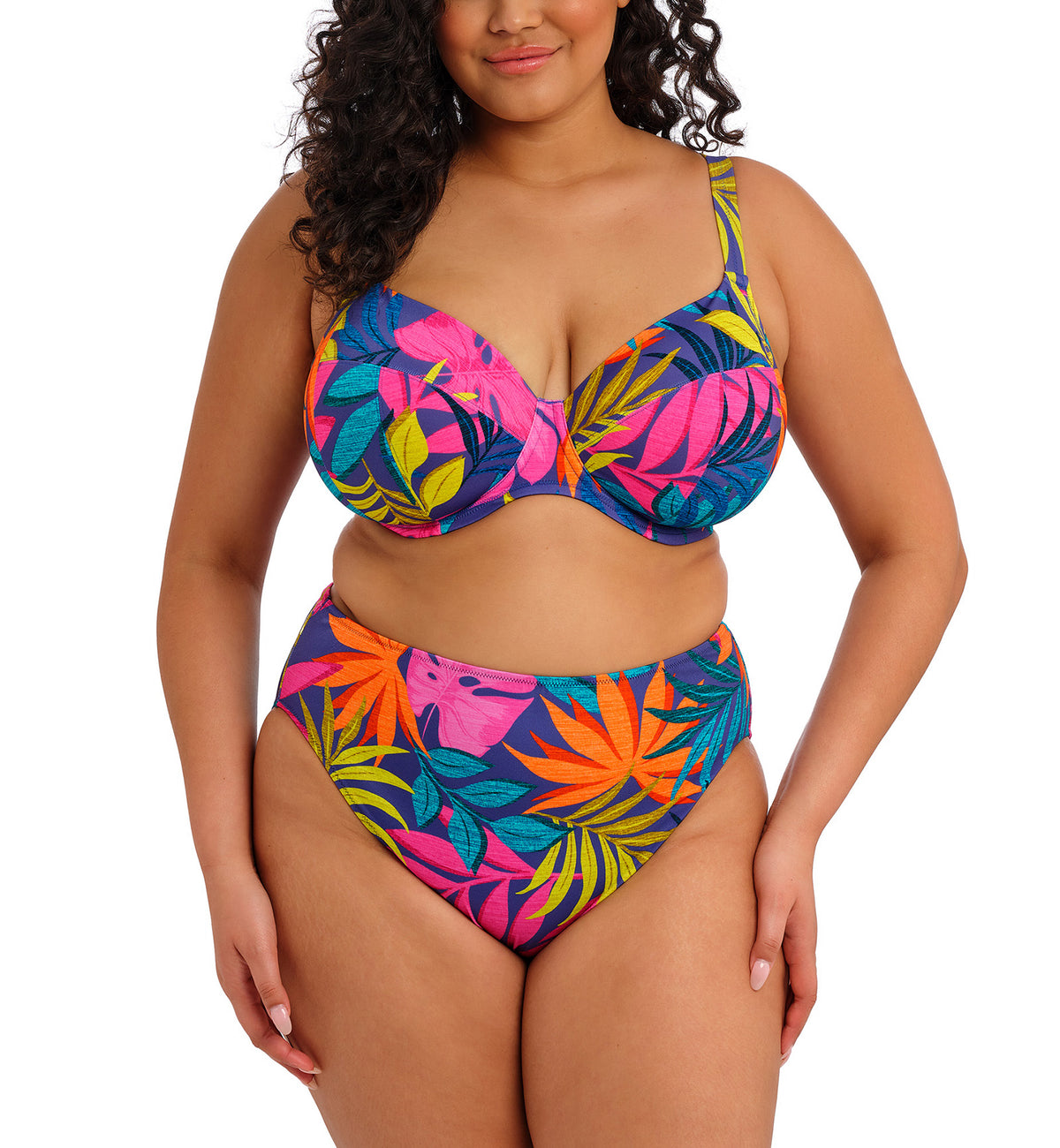 Elomi Porto Rafti Mid Rise Swim Brief (ES803372),UK 12,Indigo - Indigo,UK 12