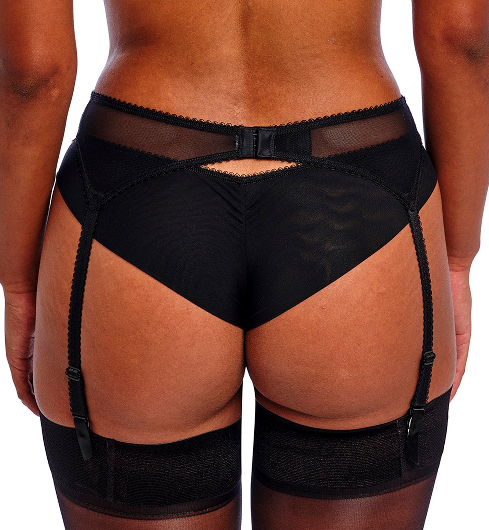 Freya Loveland Suspender Belt (401091),XS,Bombshell Black - Bombshell Black,XS